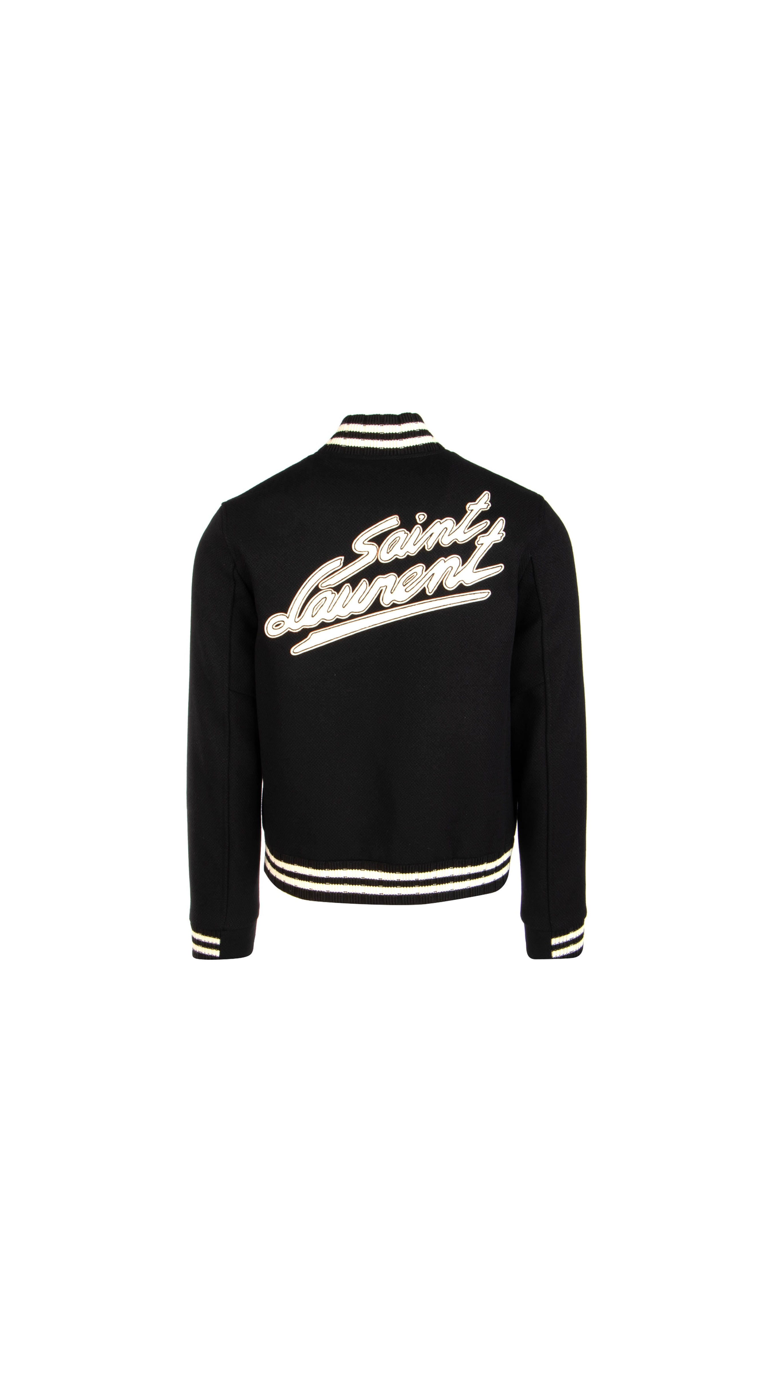 Teddy Bomber Jacket - Black