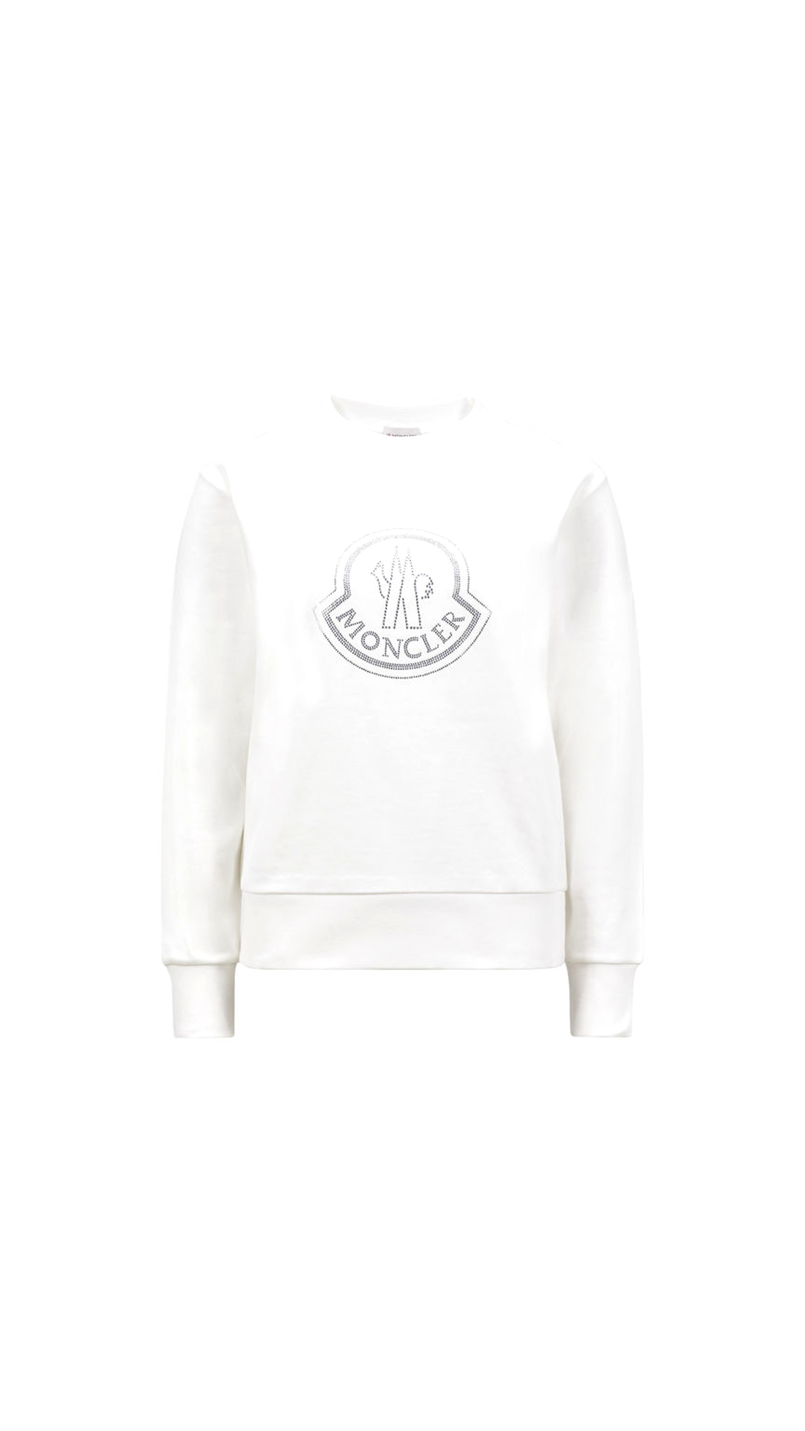 Crystal Logo Sweatshirt - White