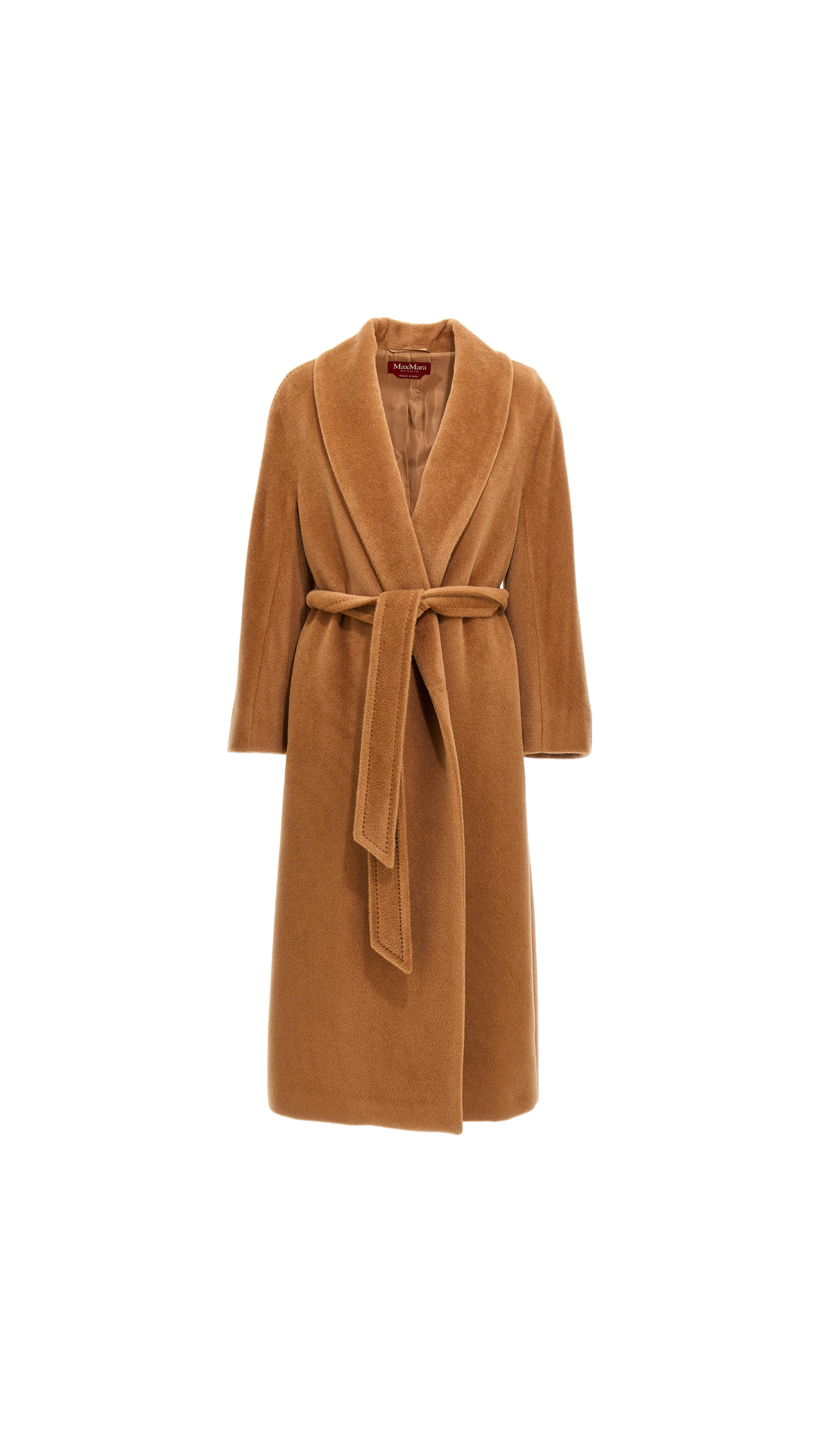 Wool Long Coat - Camel