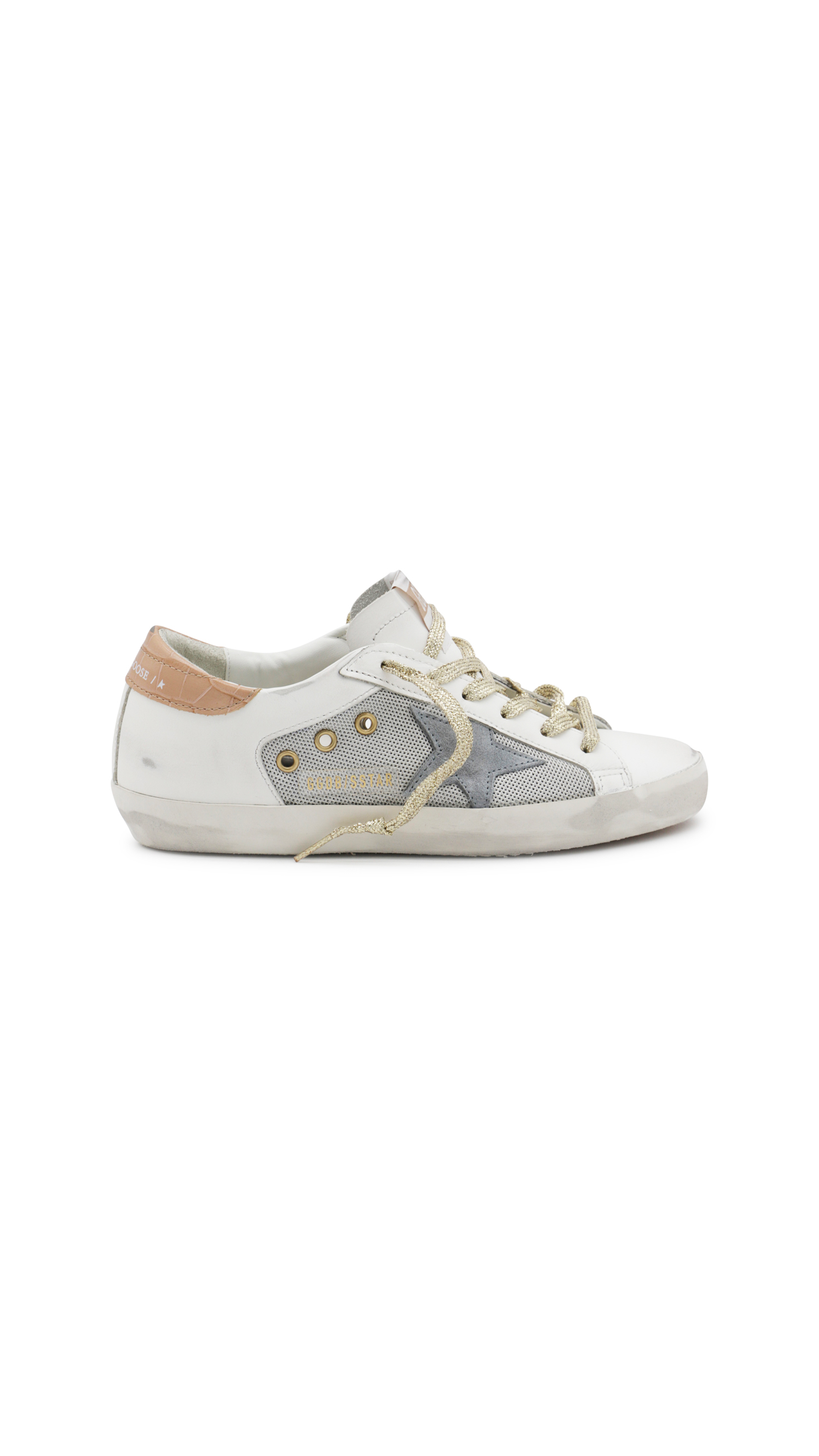 Super Star Lace-Up Sneakers - White