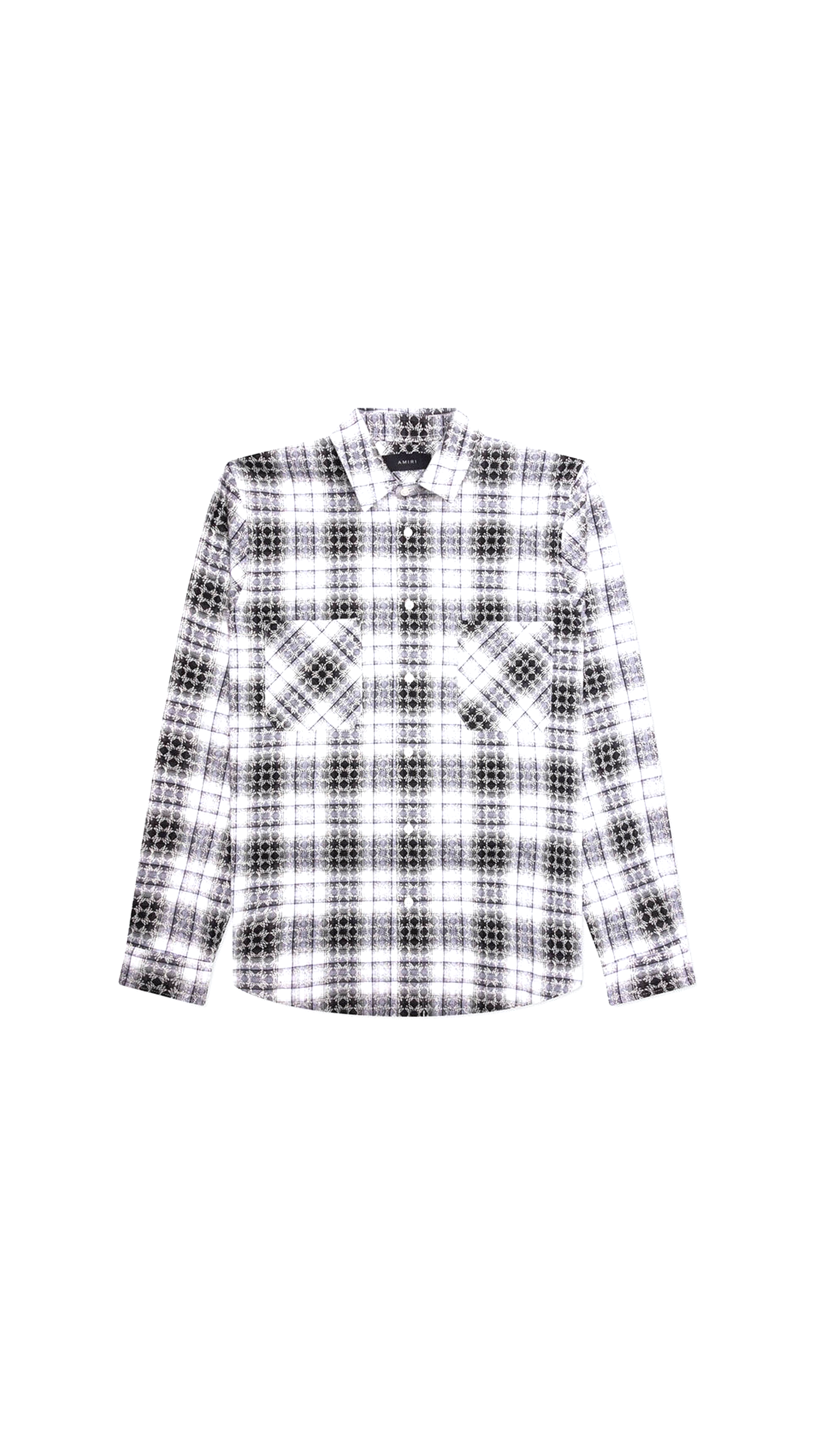 Check Flannel Shirt - Black/White