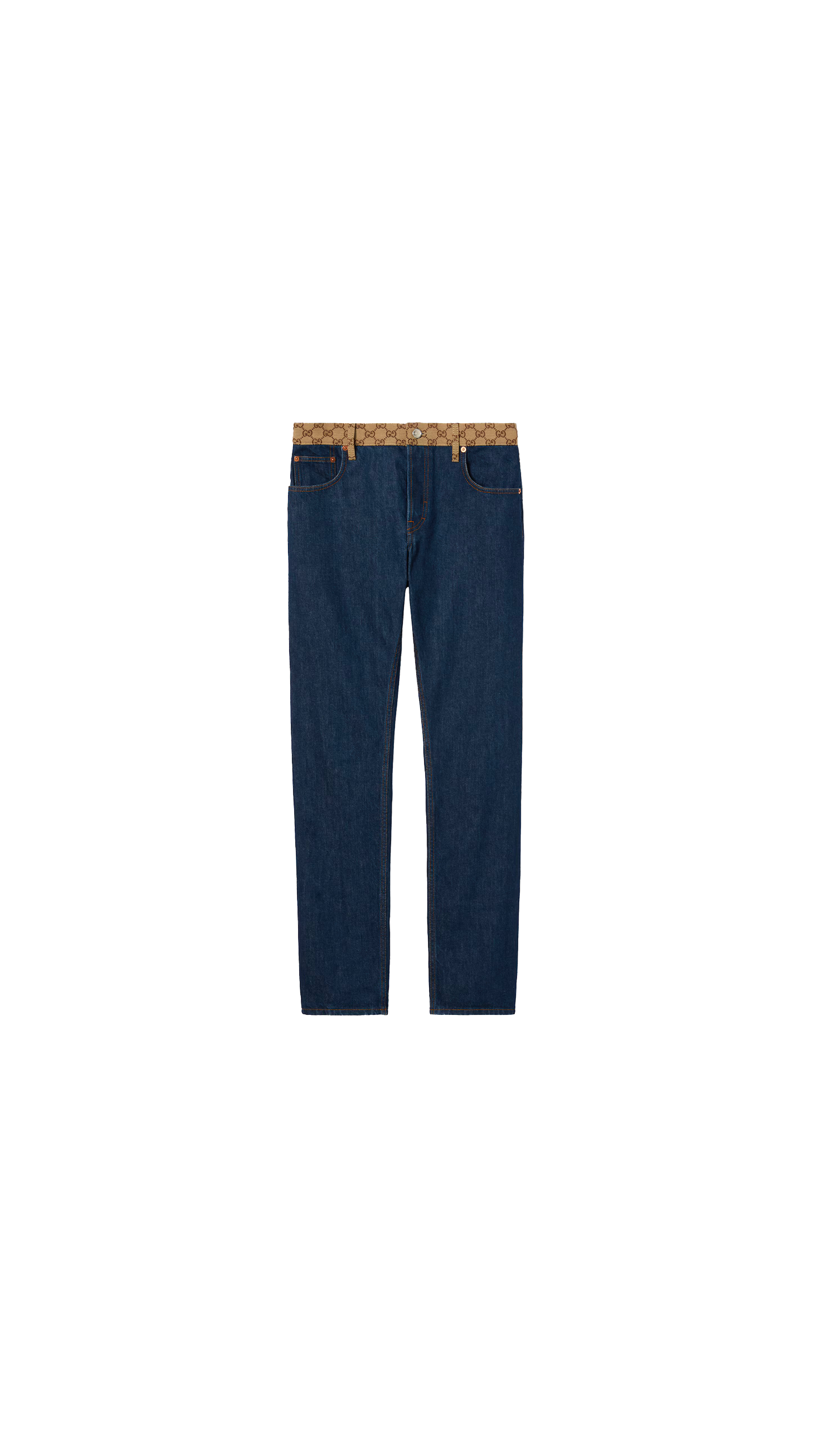 Tapered Denim Pant - Blue