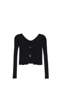 The Long Pralù Knit - Black