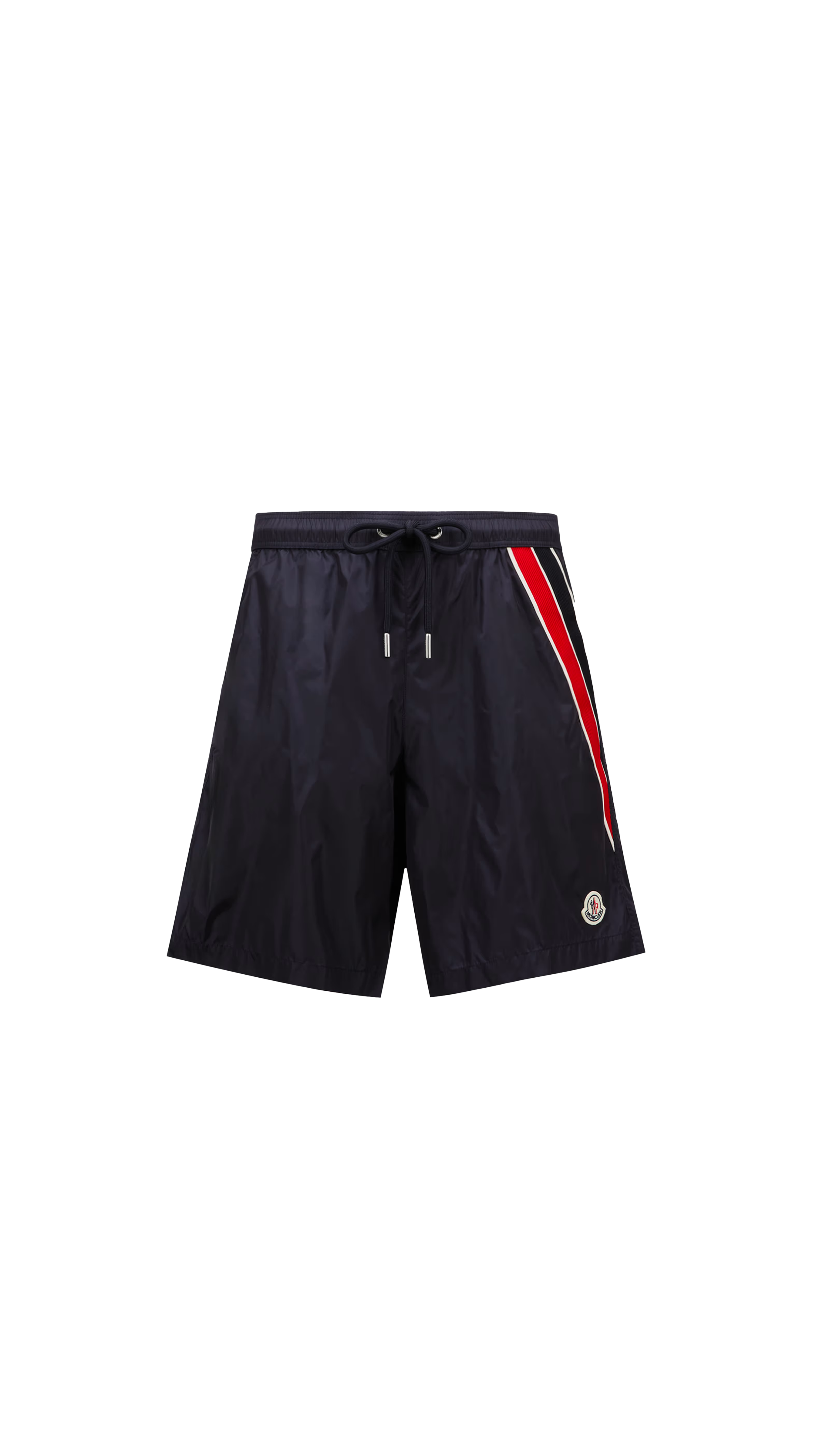 Tricolor-trimmed Swim Shorts - Night Blue