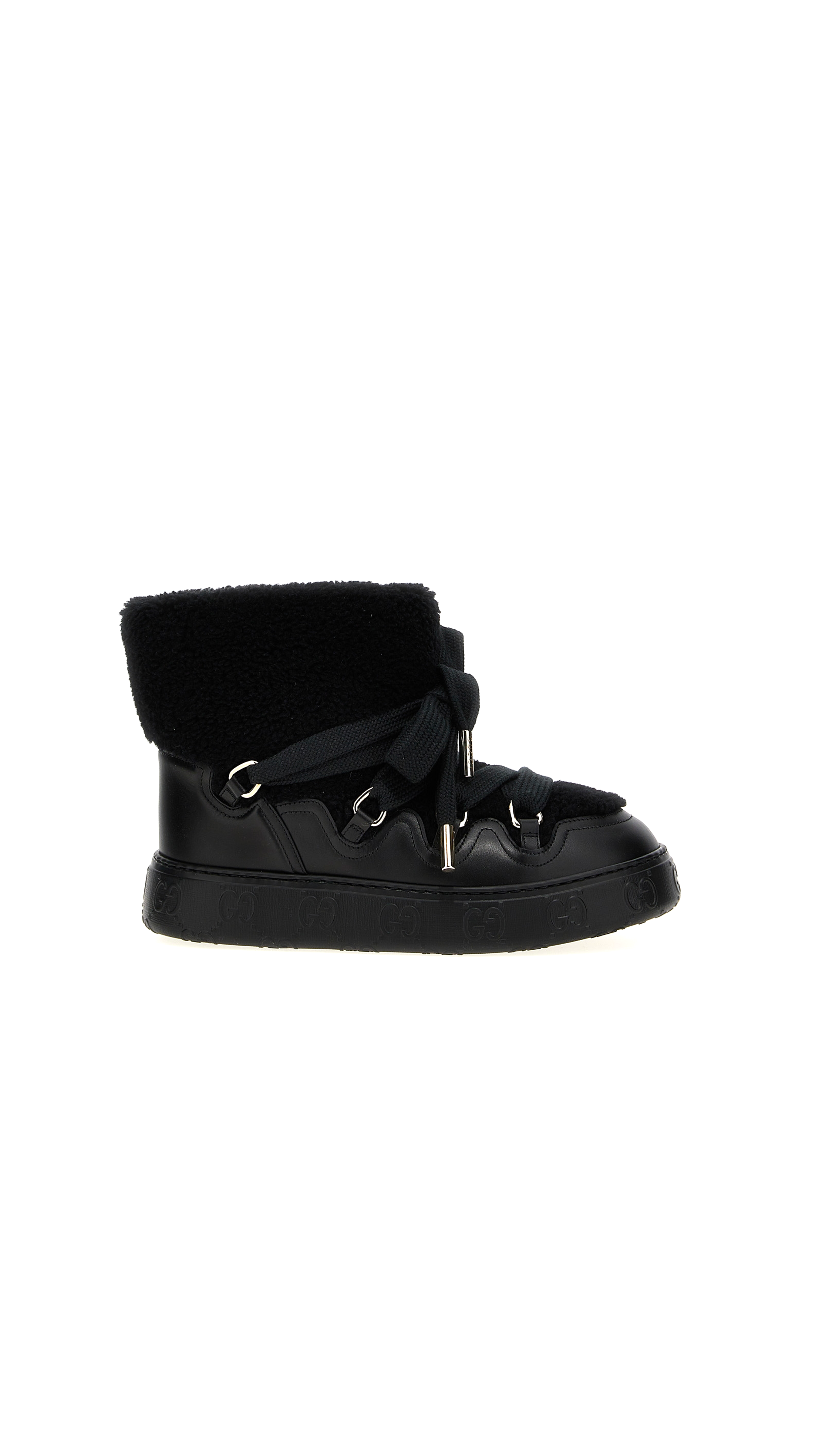 Nat Wool-blend Booties - Black