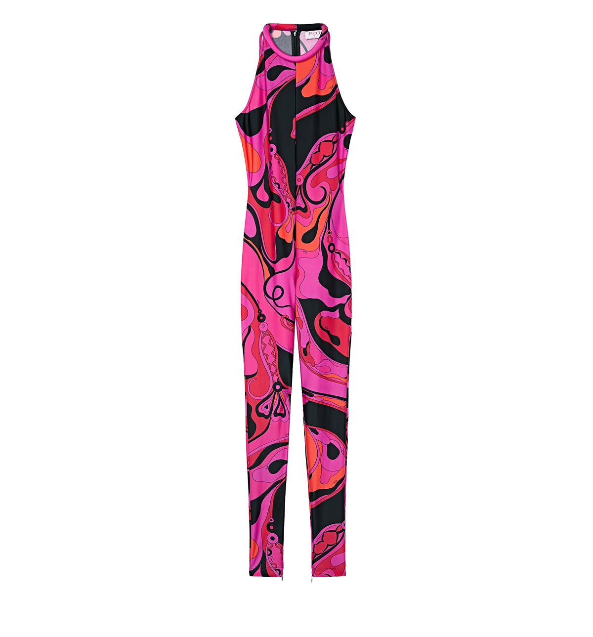 Orchidee Print Long Jumpsuit