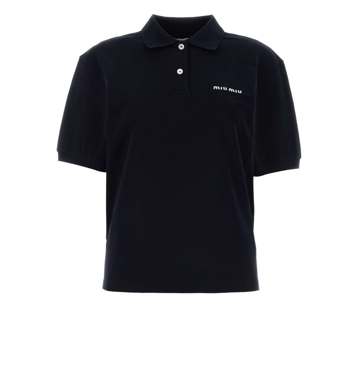 Cotton piqué polo shirt