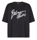 Boxy T-shirt with Balmain Paris Brush print