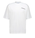 White Type Arrow Cotton T-Shirt