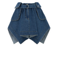 Cargo skirt in denim