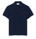 Polo shirt in organic cotton pique.