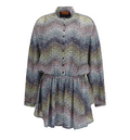 Caperdoni Sequined Knitted Mini Dress
