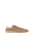 Plume technical fabric and suede sneakers