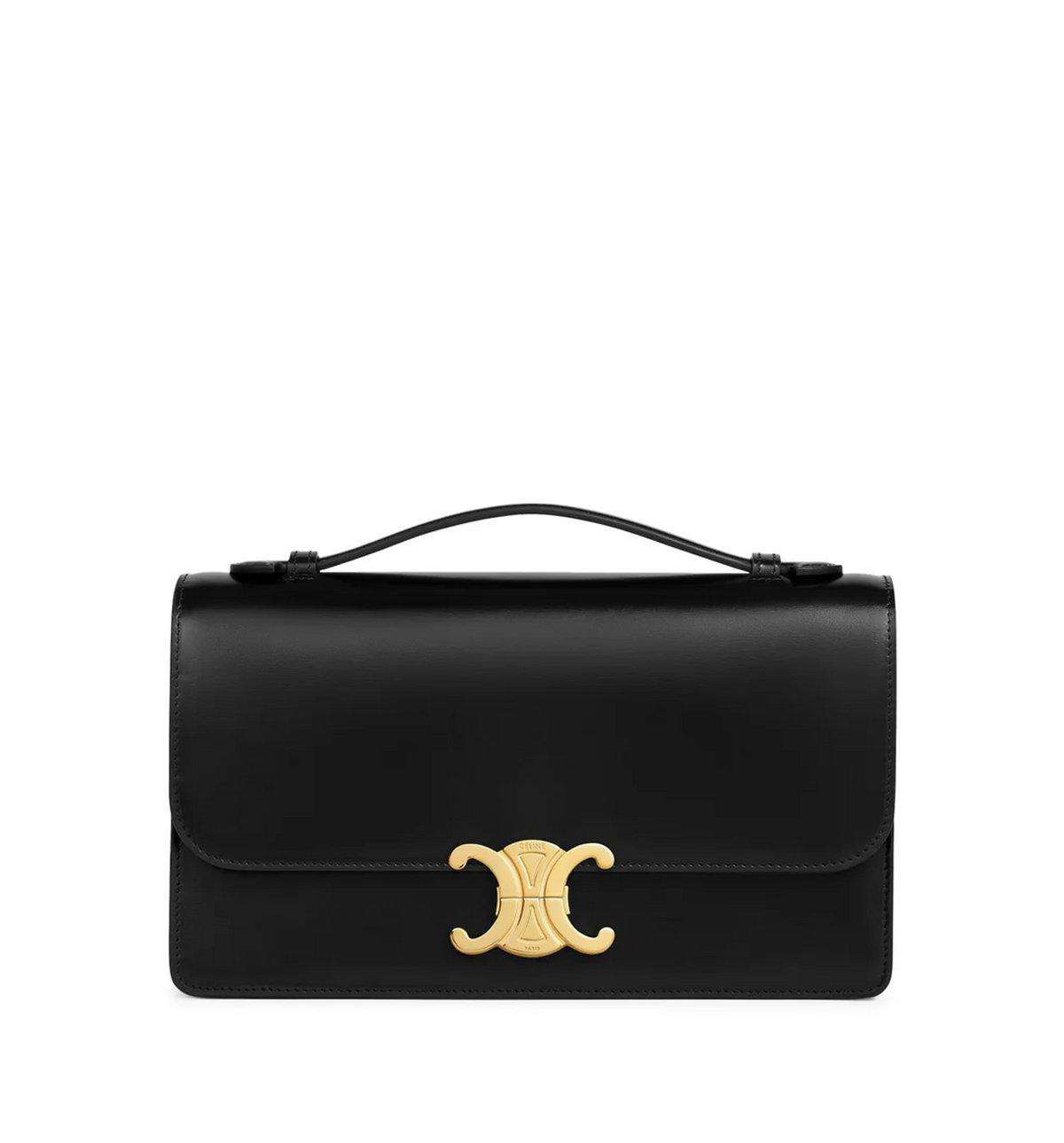 Medium Triomphe Folio In Polished Calfskin