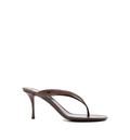 SUE mules in grained leather