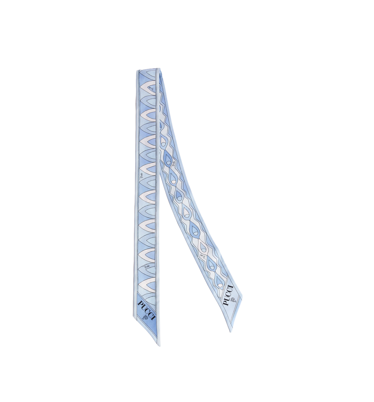 Mixed Print Silk Twill Scarf