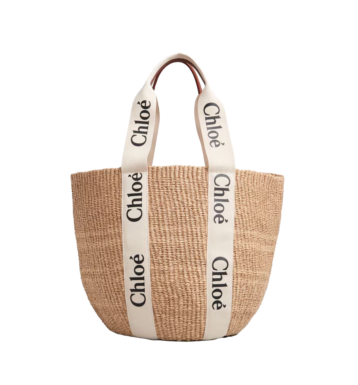 Large Woody Basket In Natural Fibers