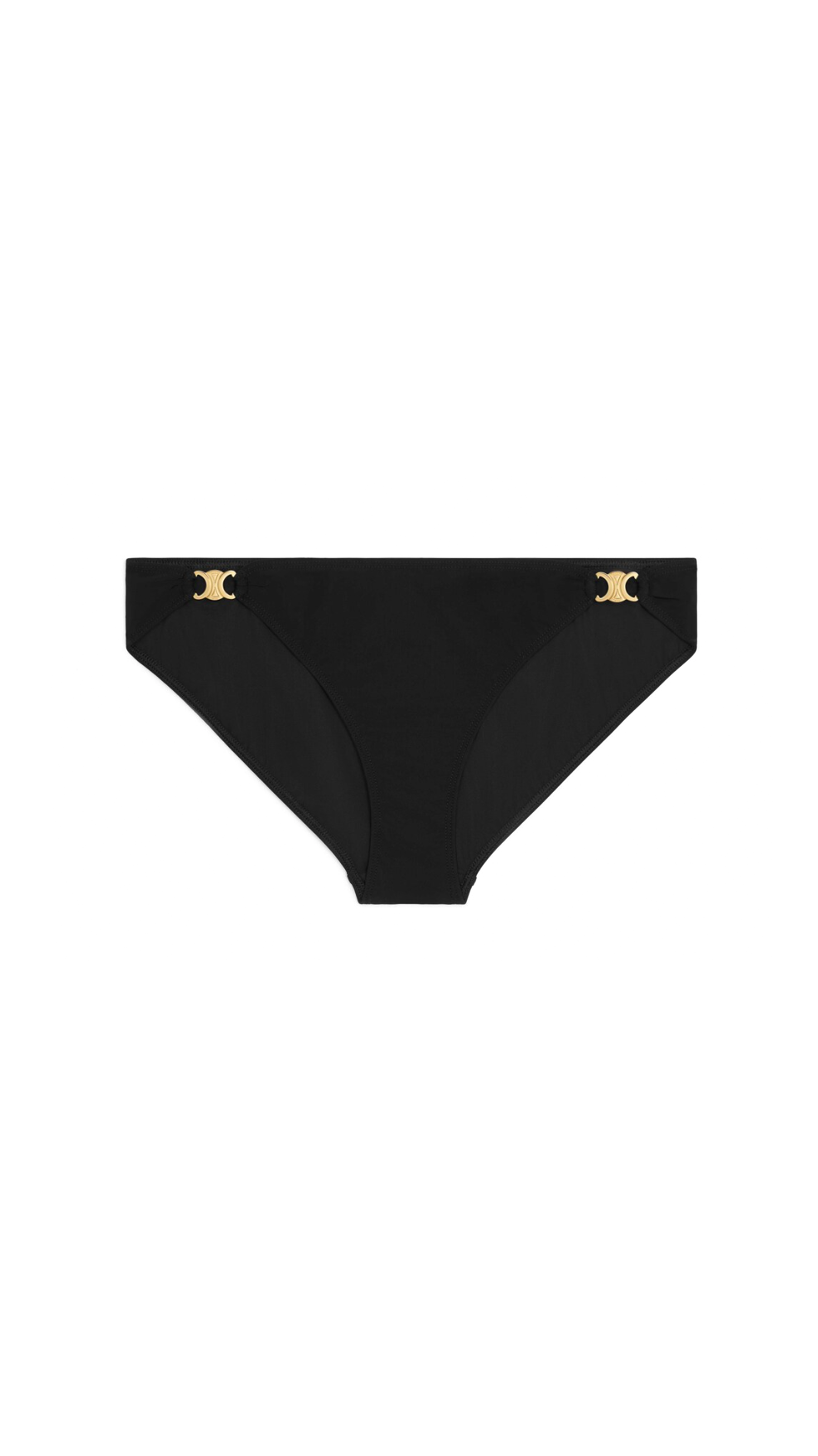 Triomphe Swimsuit Bottom in Matte Jersey - Black