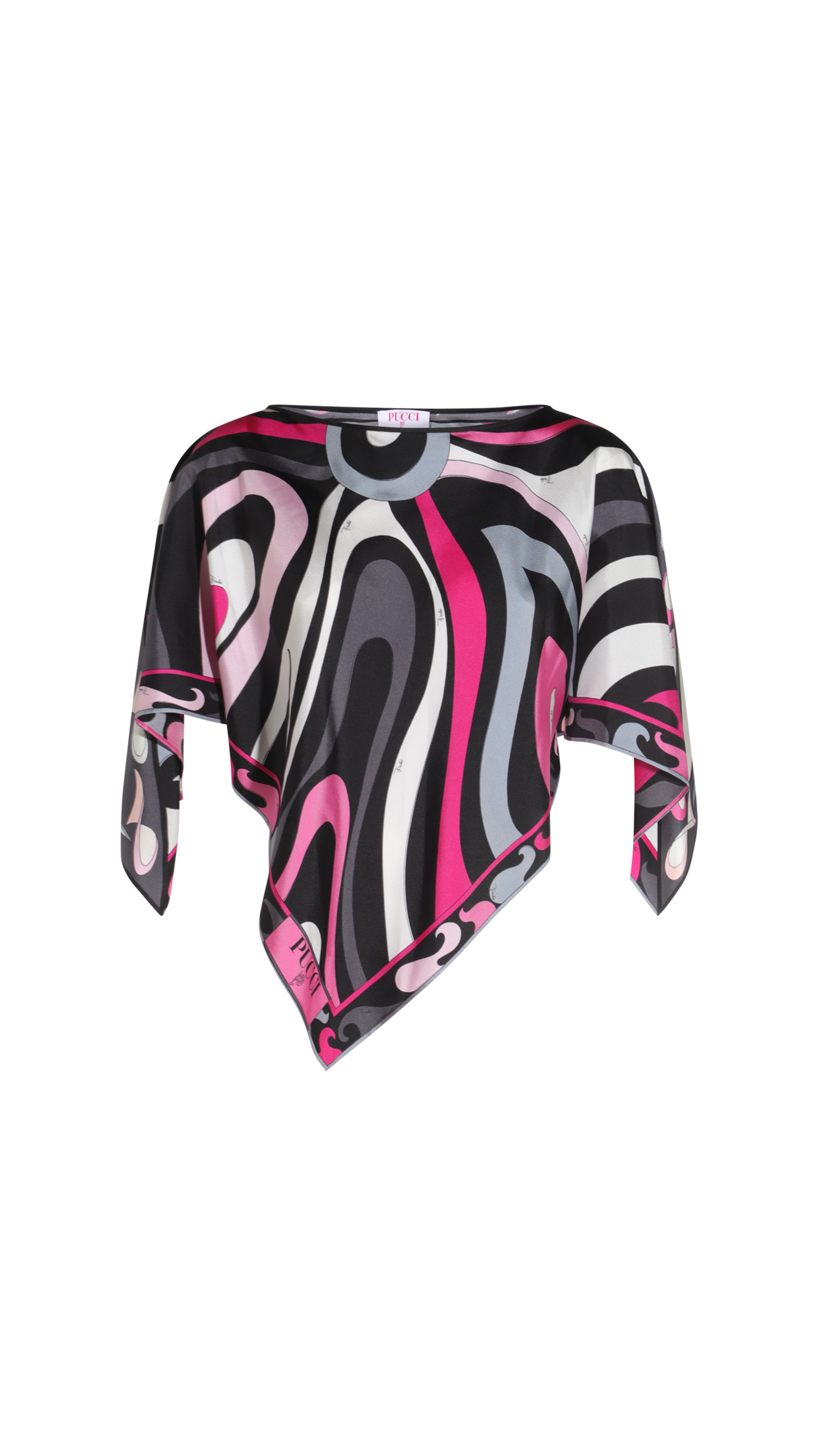 Marmo and Pesci Prints Kaftan Blouse - Mulri
