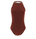 'Precious Collar' one-piece swimsuit