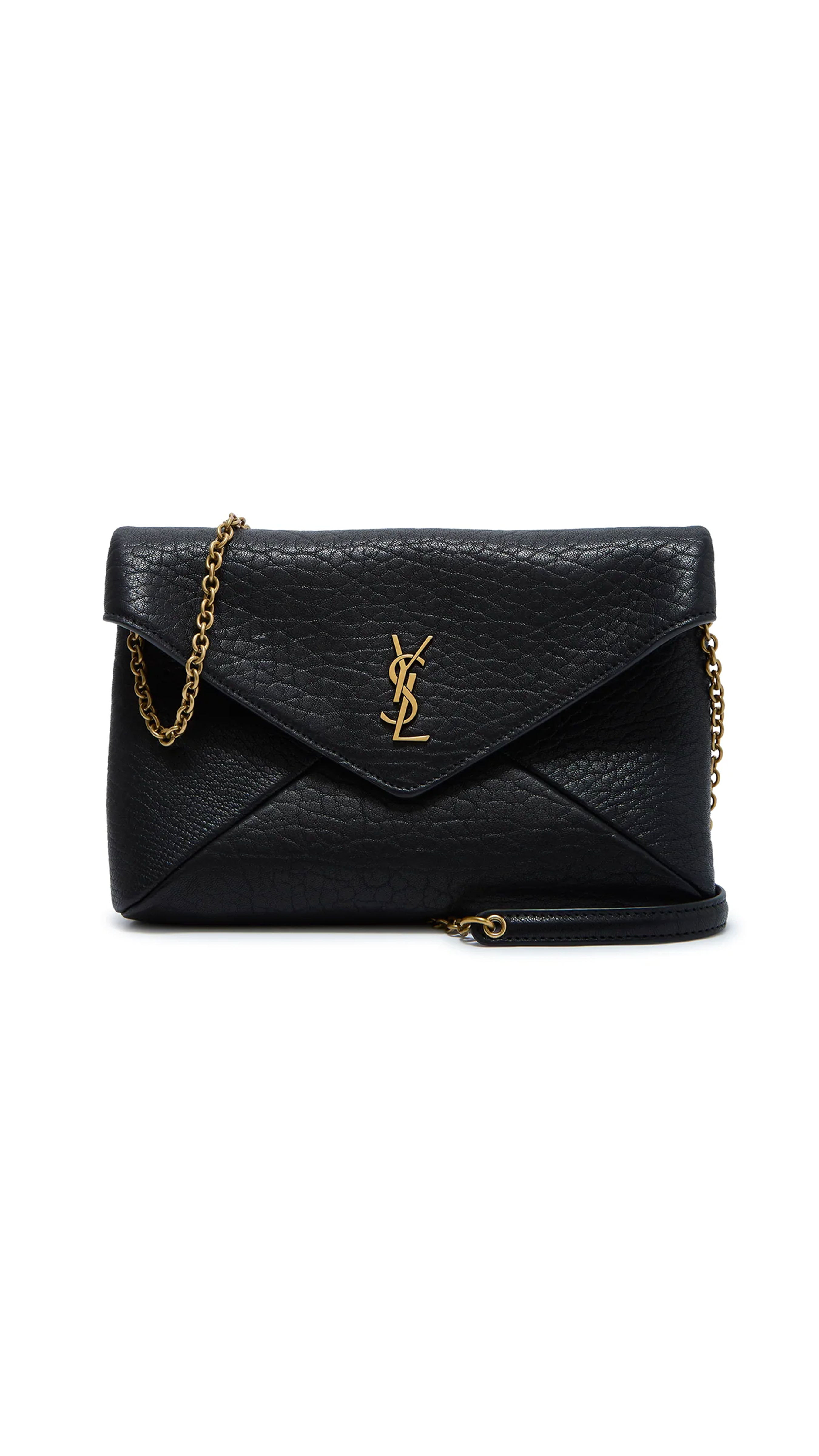 Cassandre Chain Pouch in Lambskin - Black