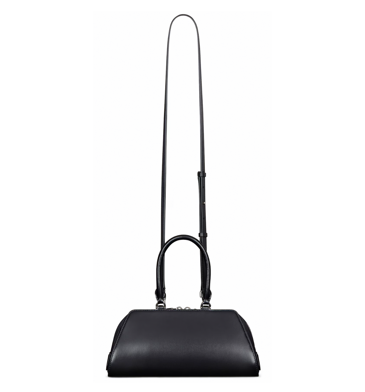 Small Antigona East-West bag in Box leather