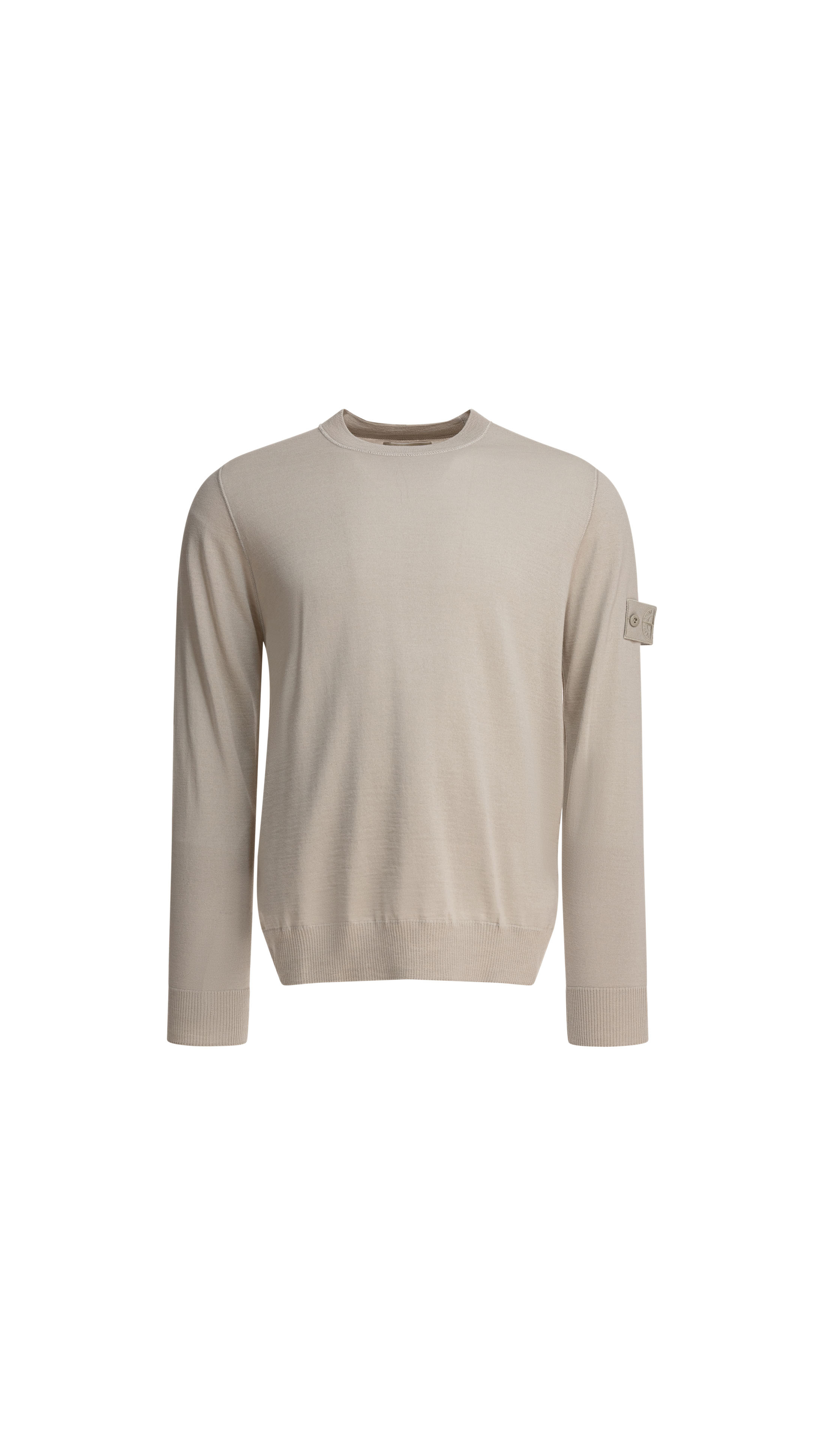 5100066 Light Pure Wool Sweater - Beige