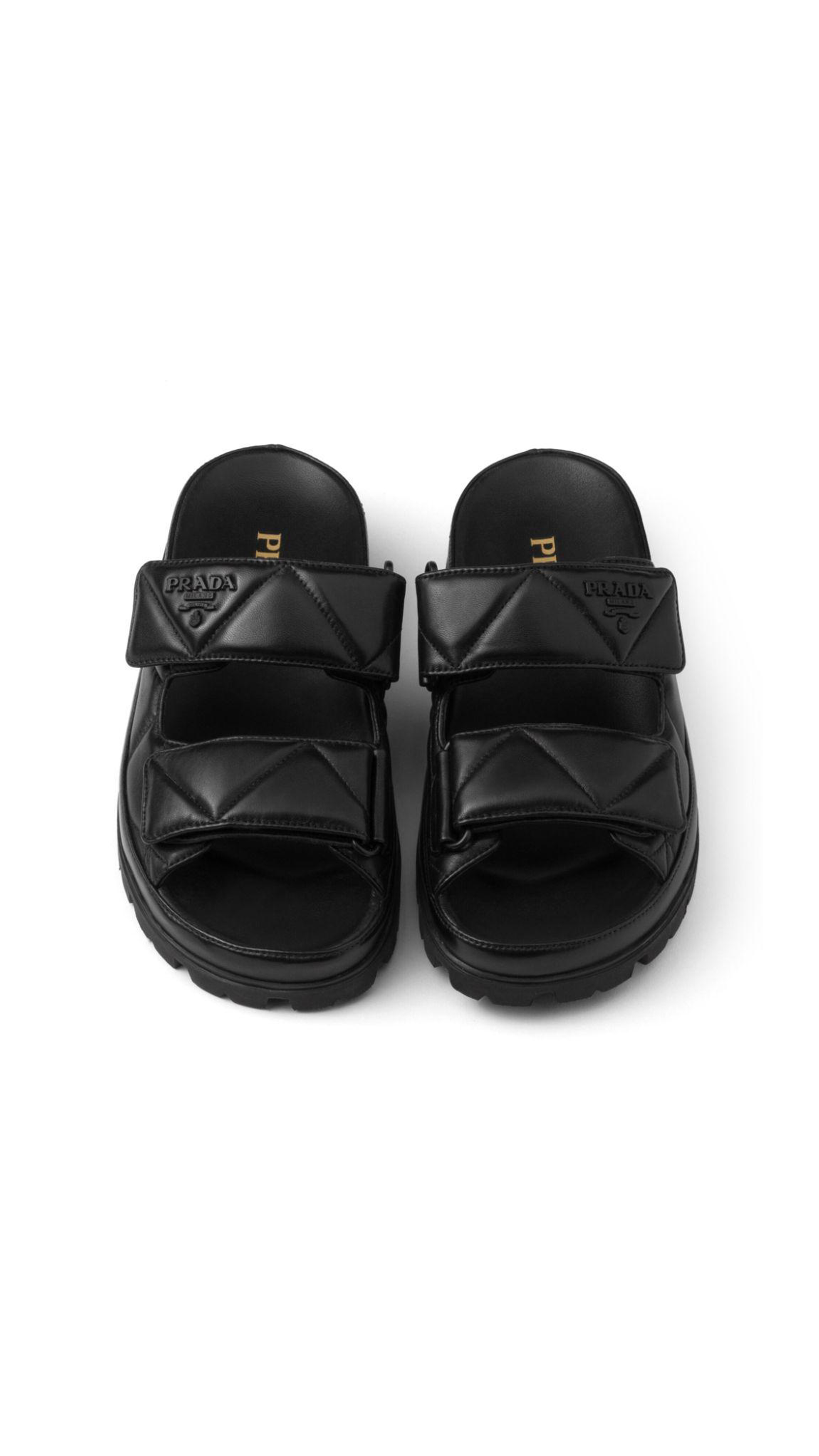 Flatform Slide Sandal - Black