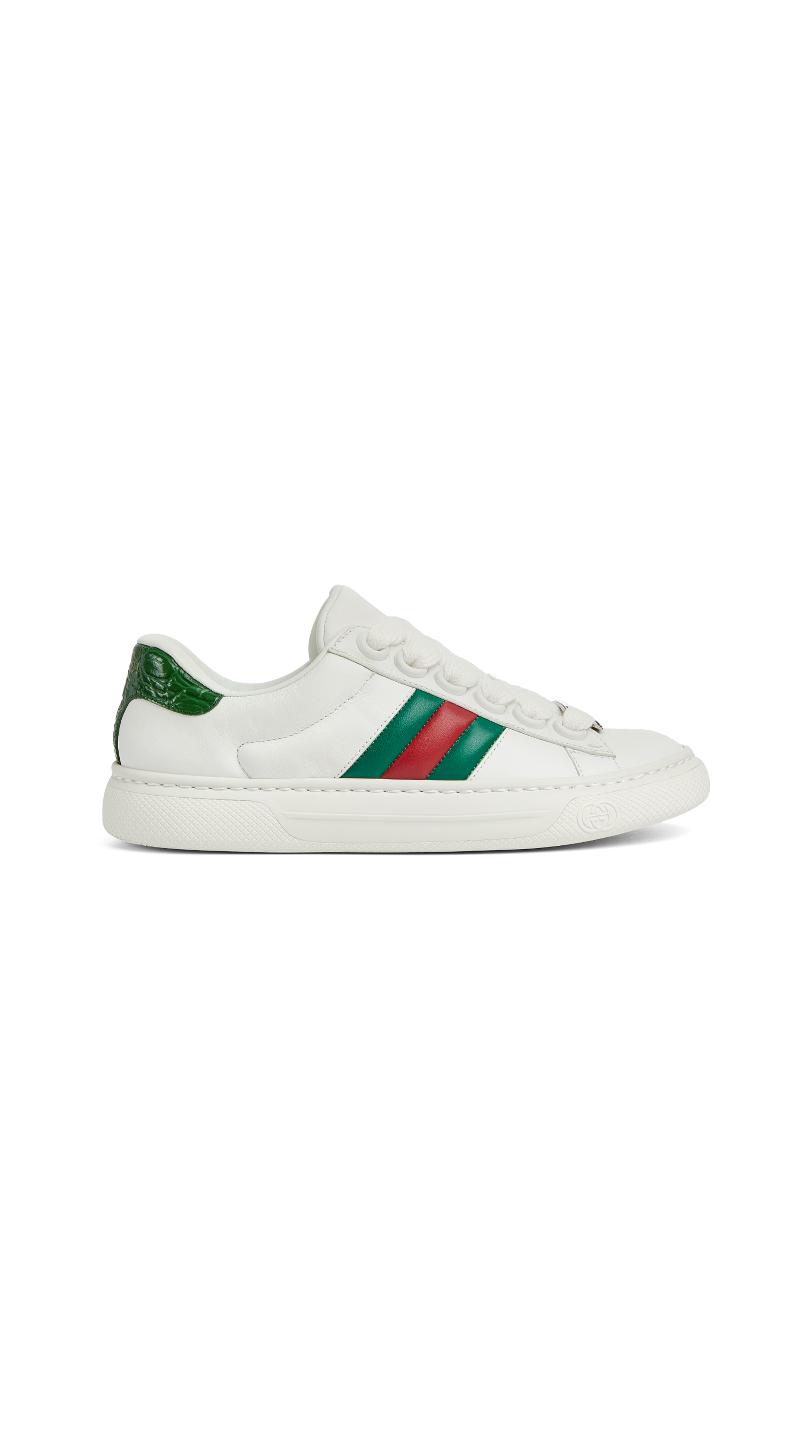 Webbed Ace Sneakers - White/Green