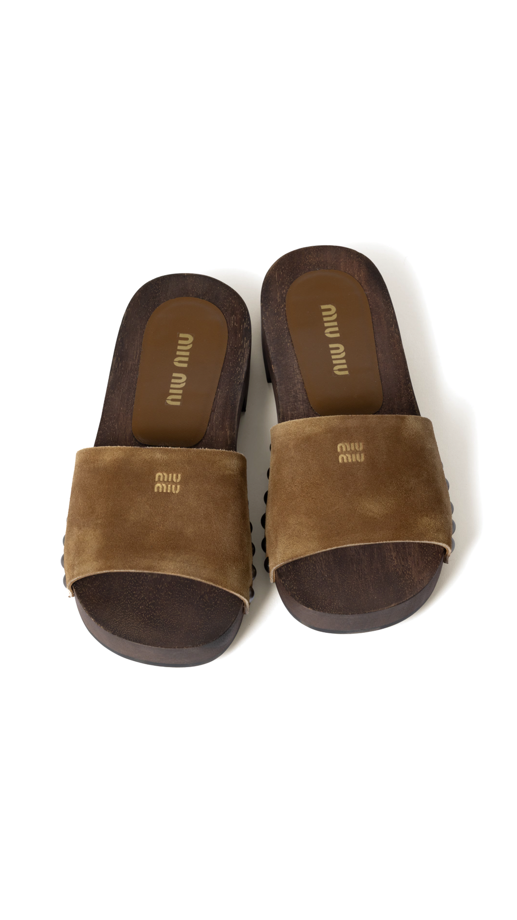 Faded Suede Clogs