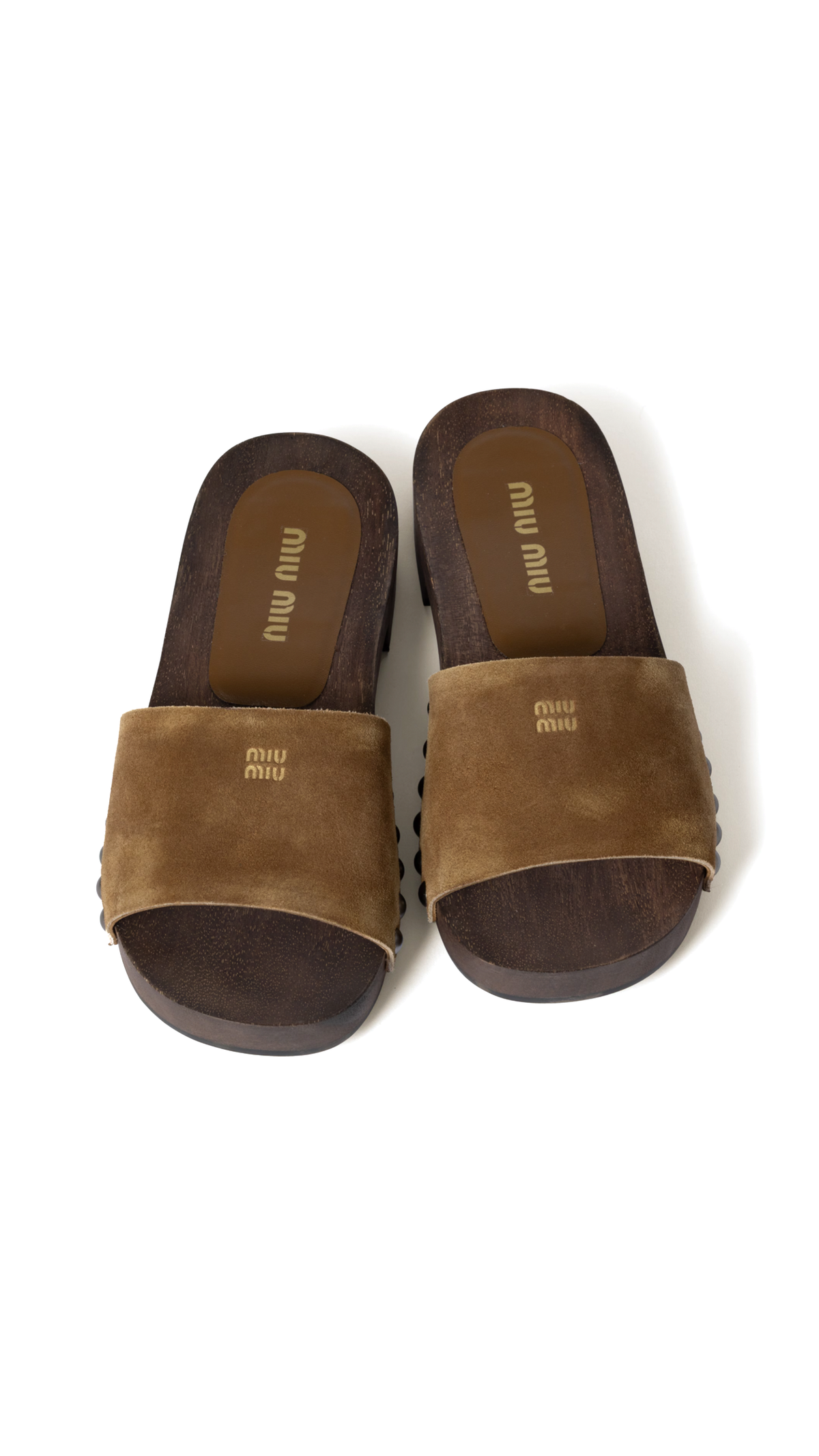 Faded Suede Clogs