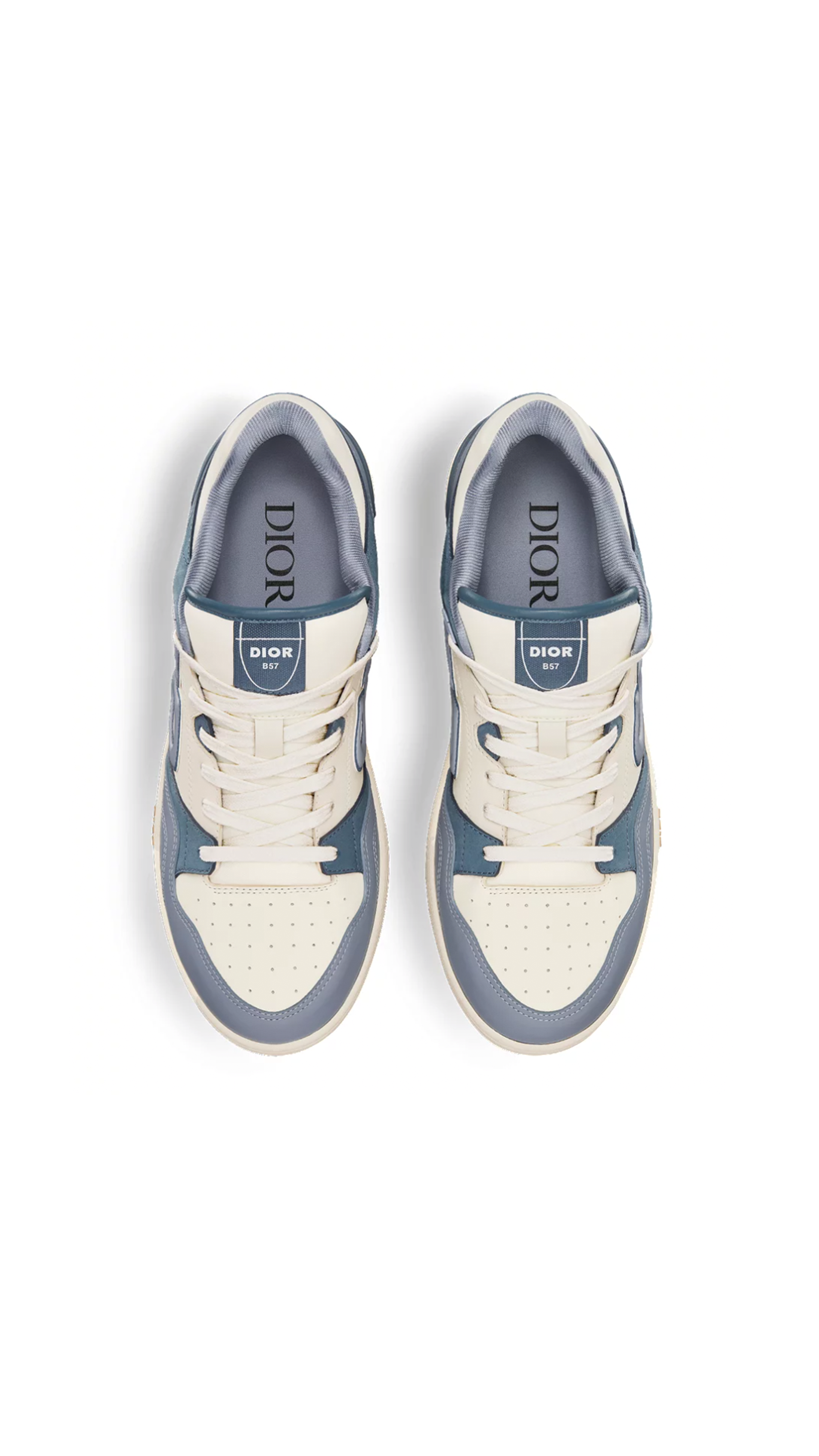 B57 Low-Top Sneaker - Cream/Blue