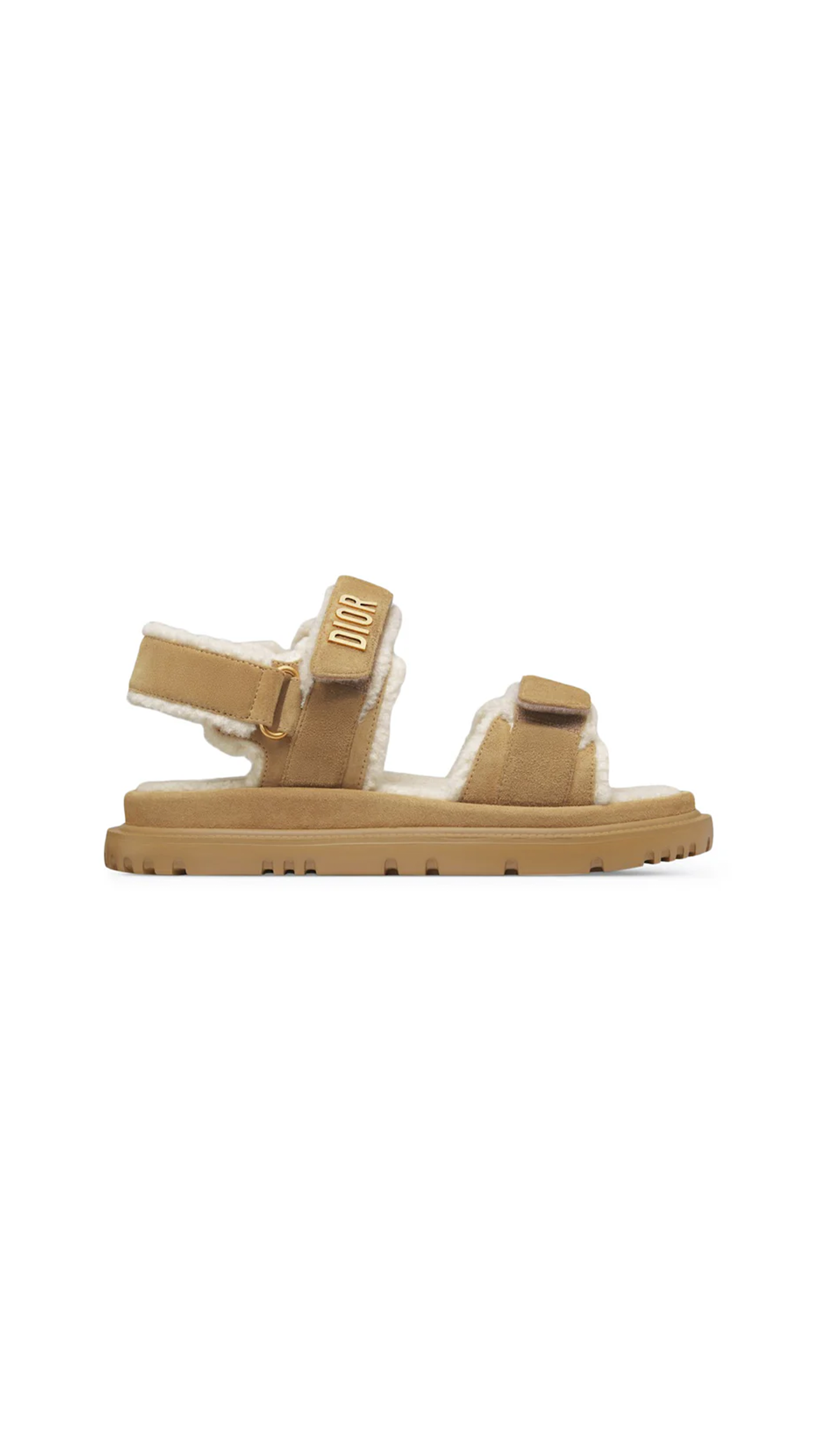 Dioract Suede Sandal - Beige