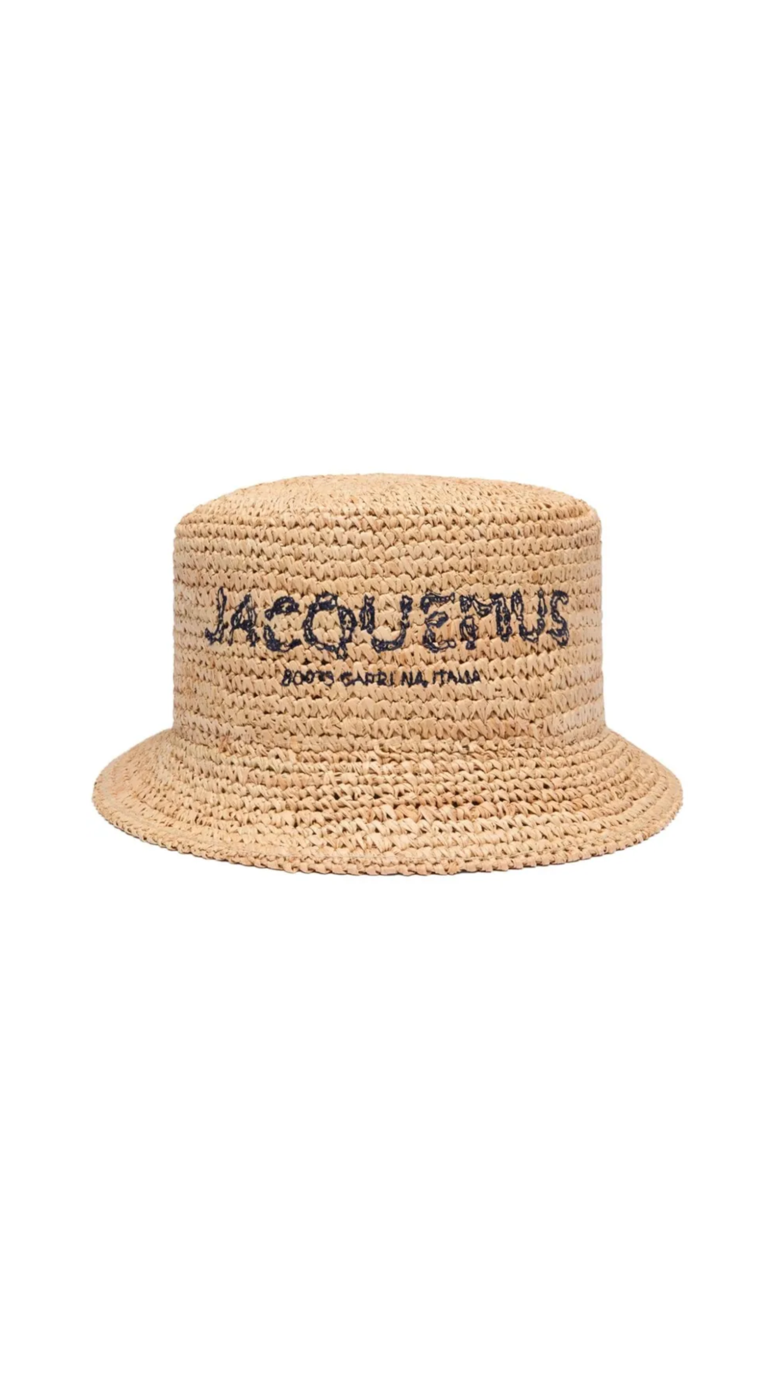 Le bob Pesco Raffia Hat - Natural