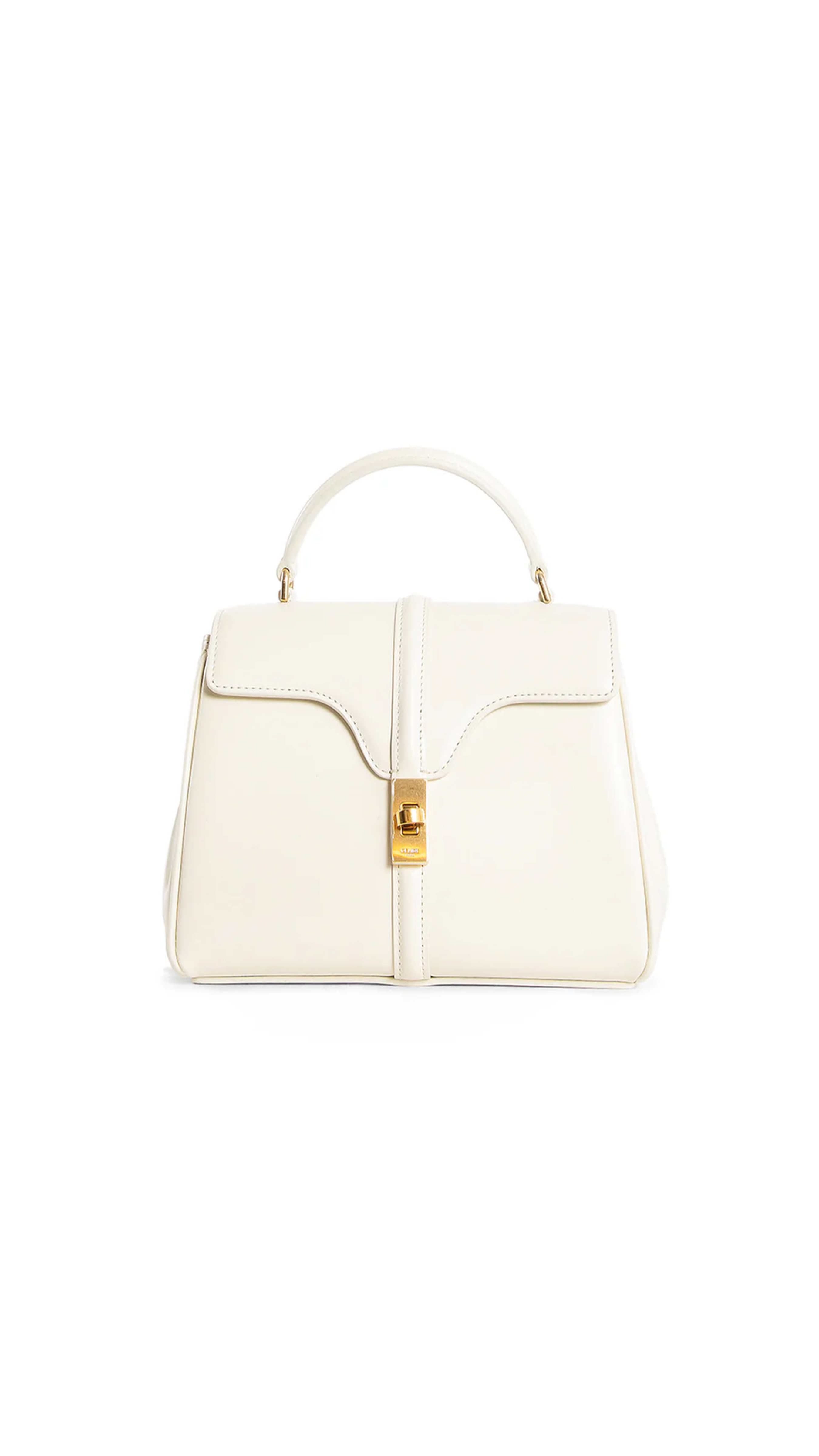 Mini 16 Bag in Satinated Calfskin - White