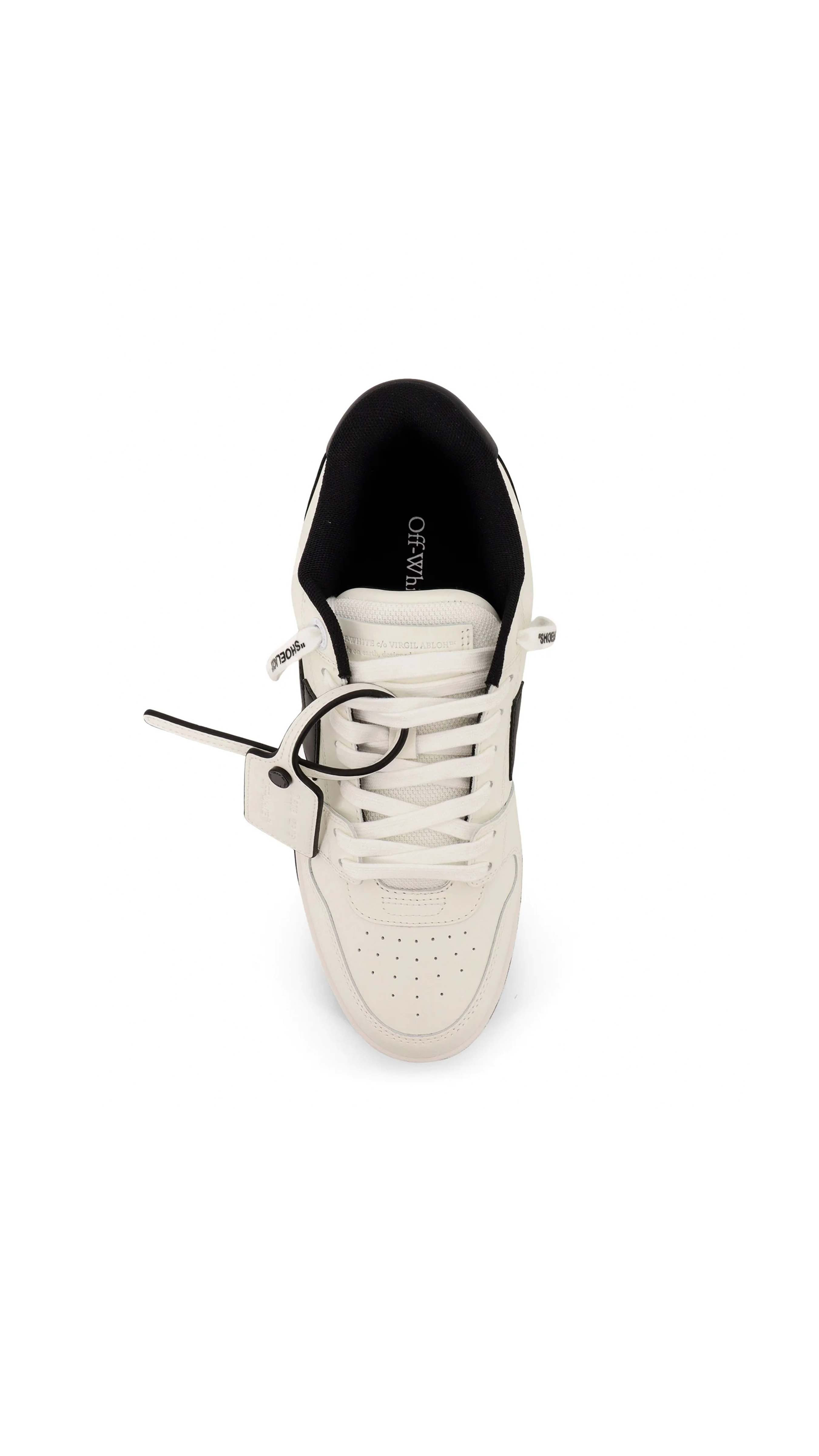 Out of Office Leather Sneakers - white/Black