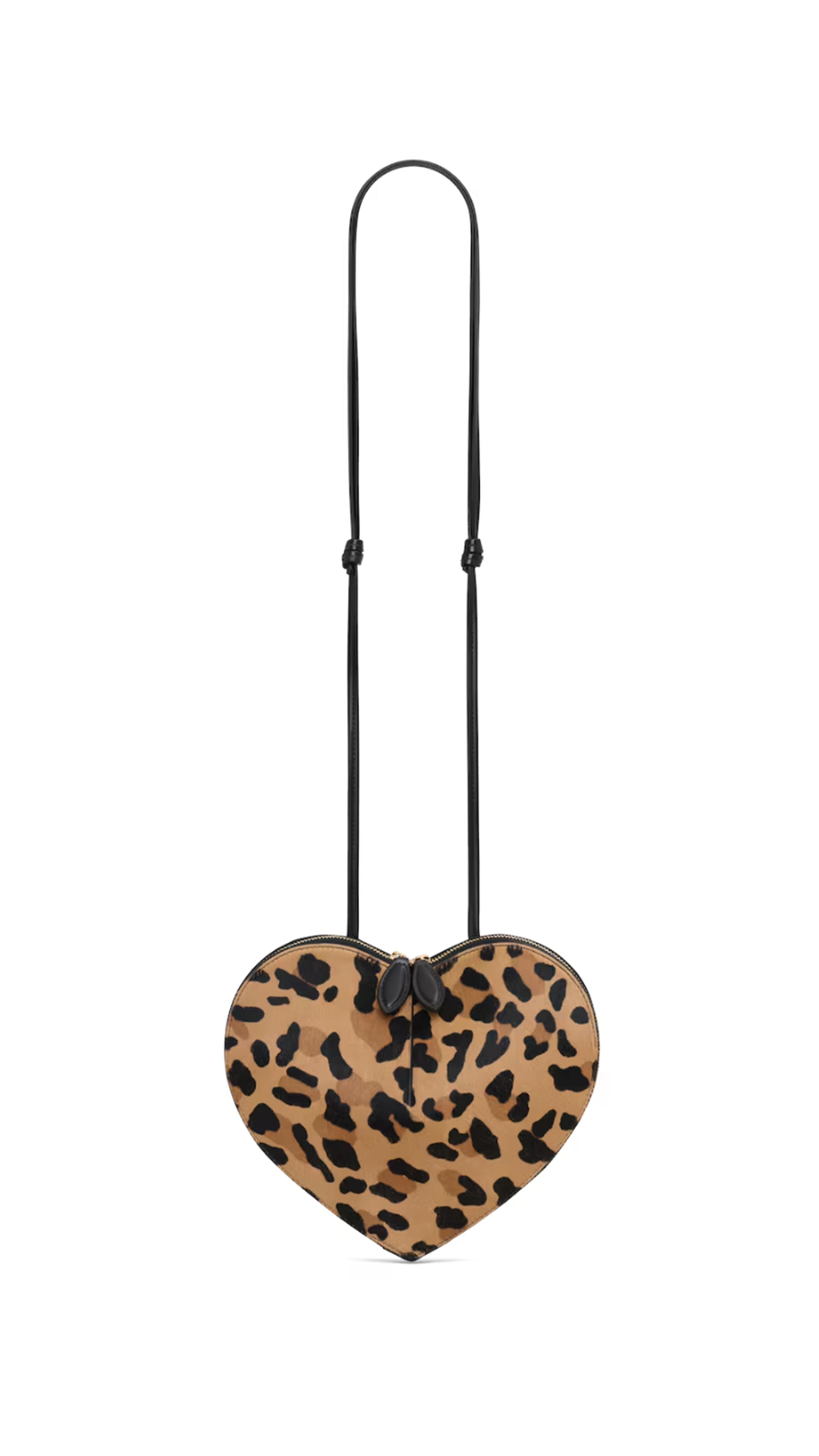 Le Cœur Bag in Leopard Calfhair - Brown