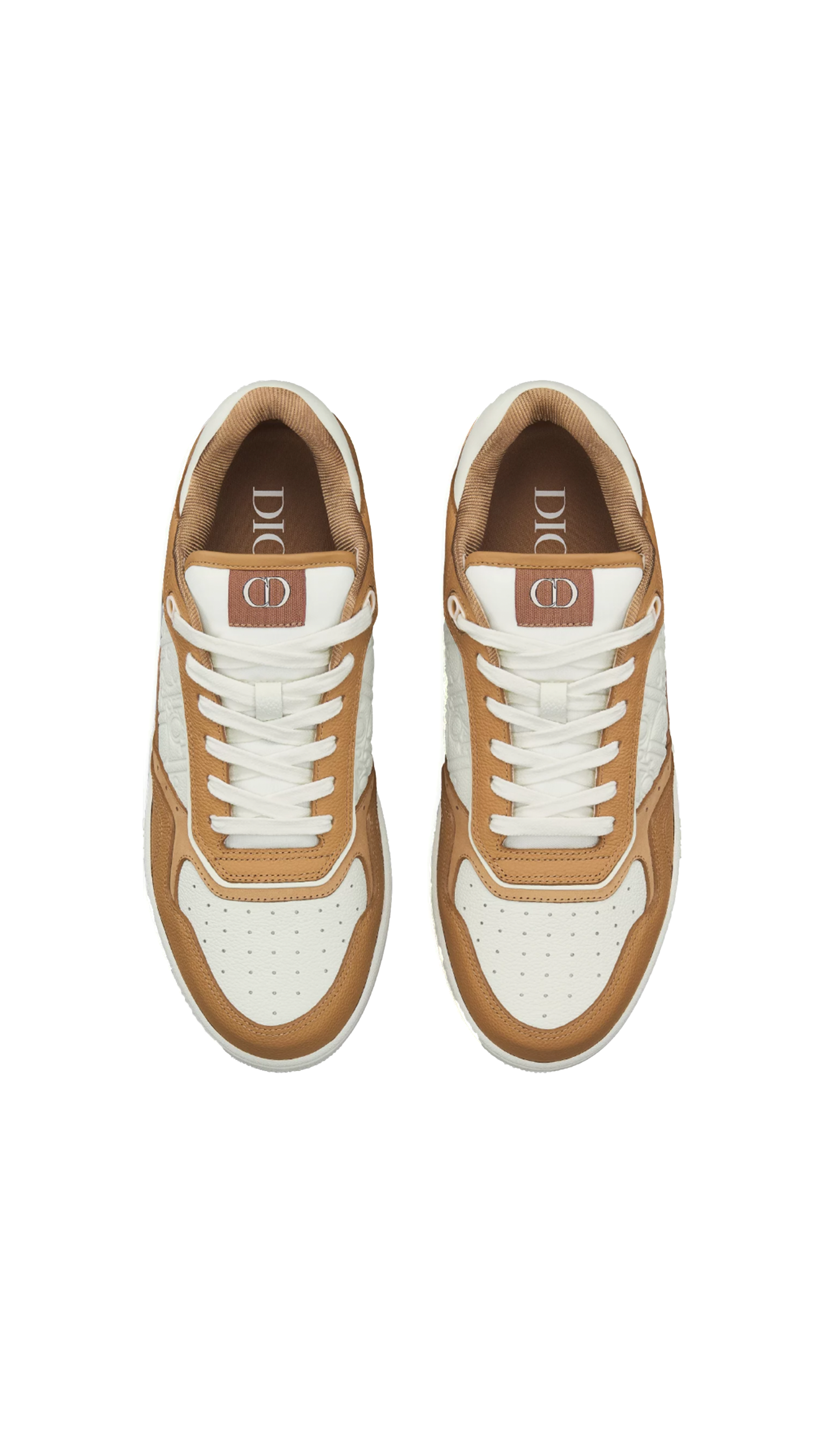 B27 Uptown Low-Top Sneaker - Cognac/White