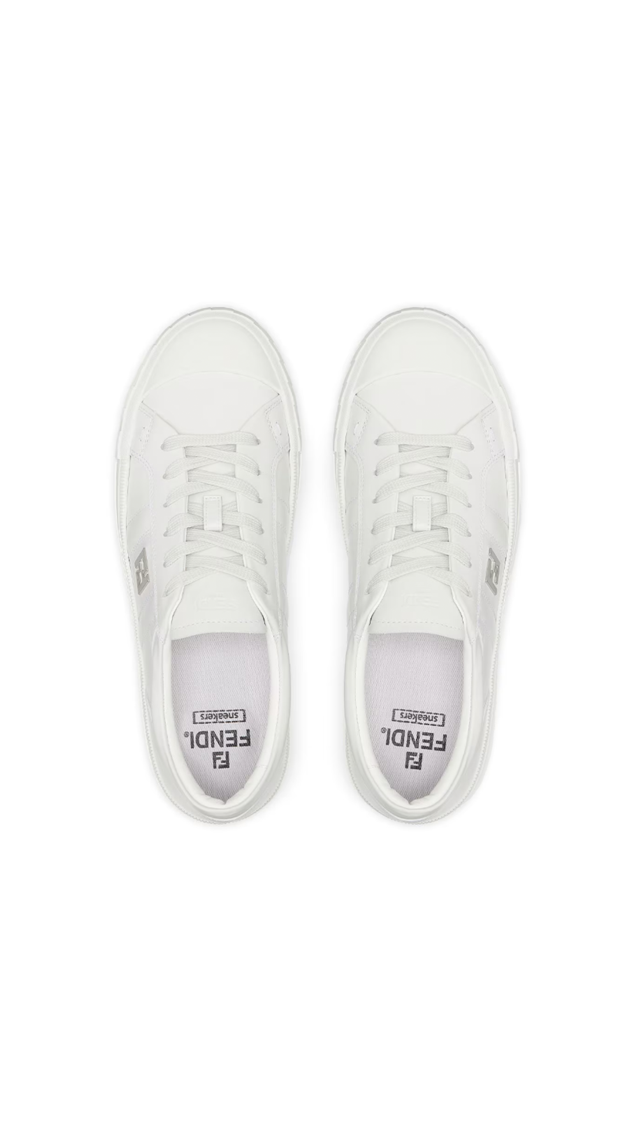 Domino Leather Sneakers - White