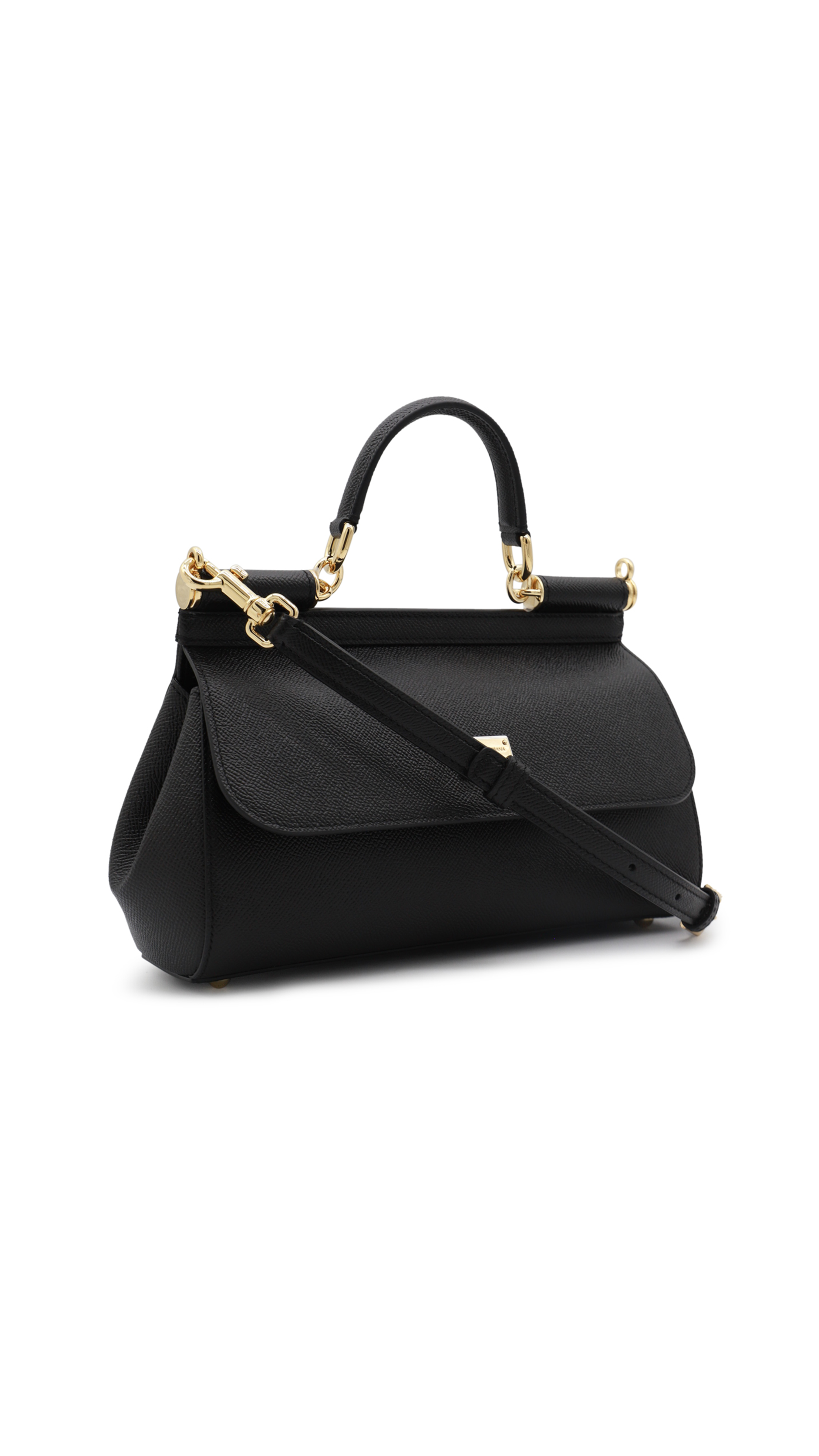 Elongated Sicily Bag - Black