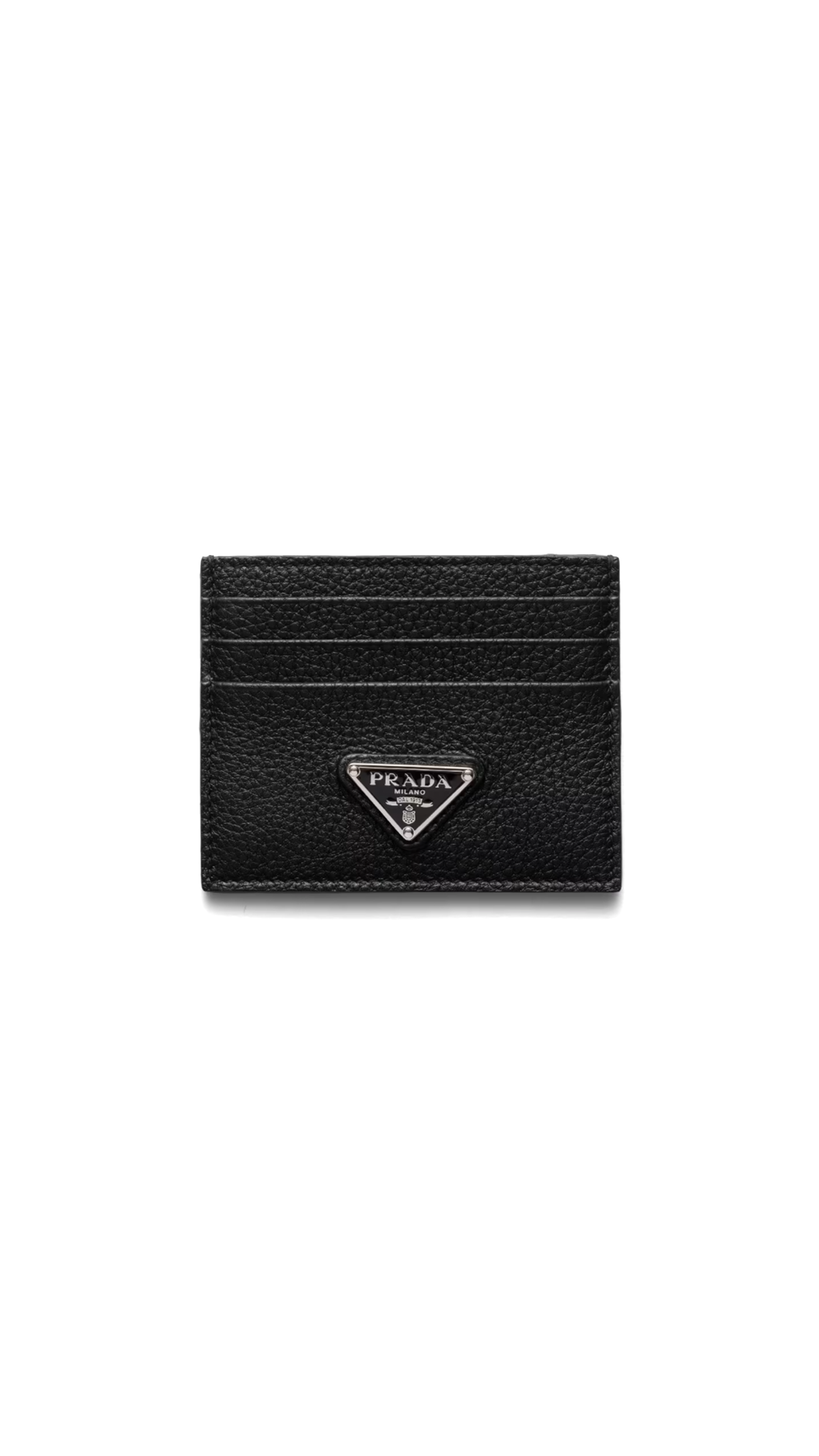 Leather Card Holder - Black