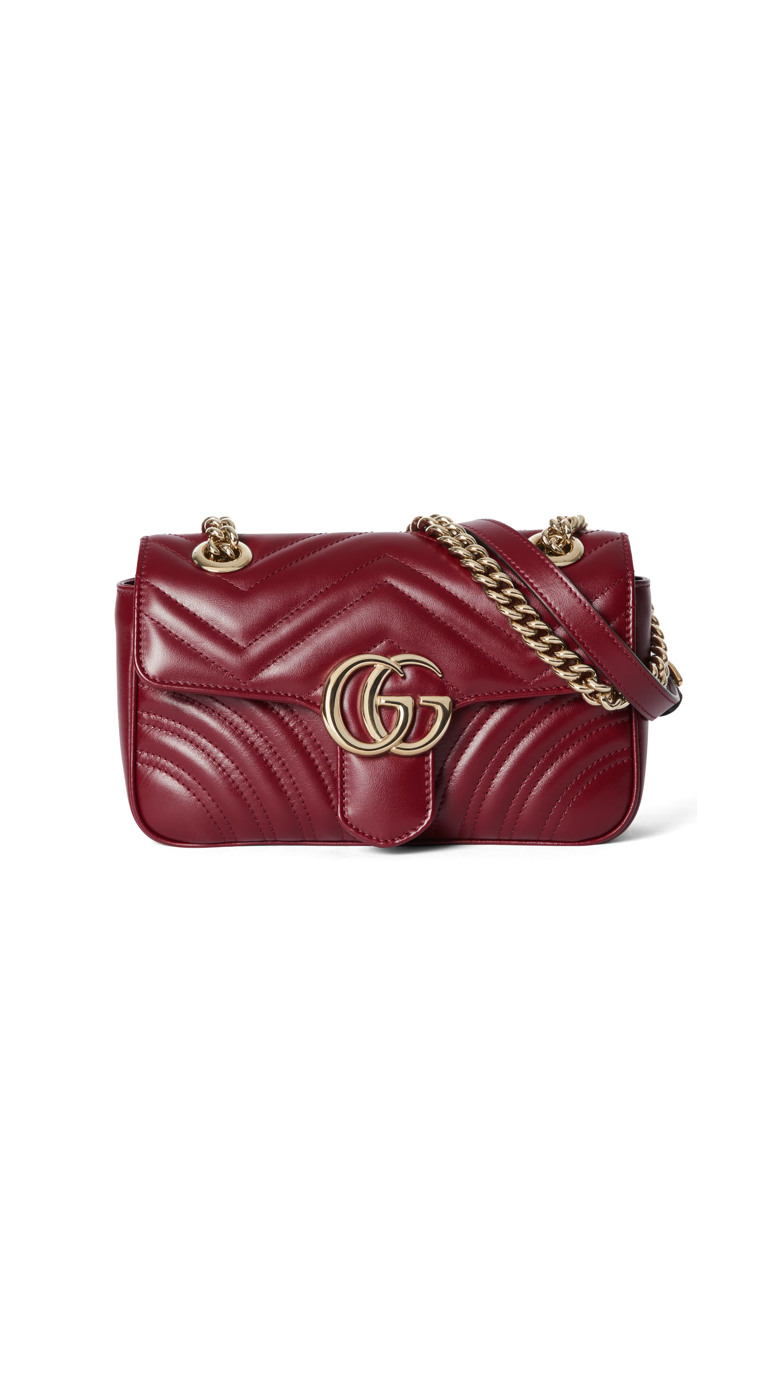 GG Marmont Mini Shoulder Bag - Red Ancora