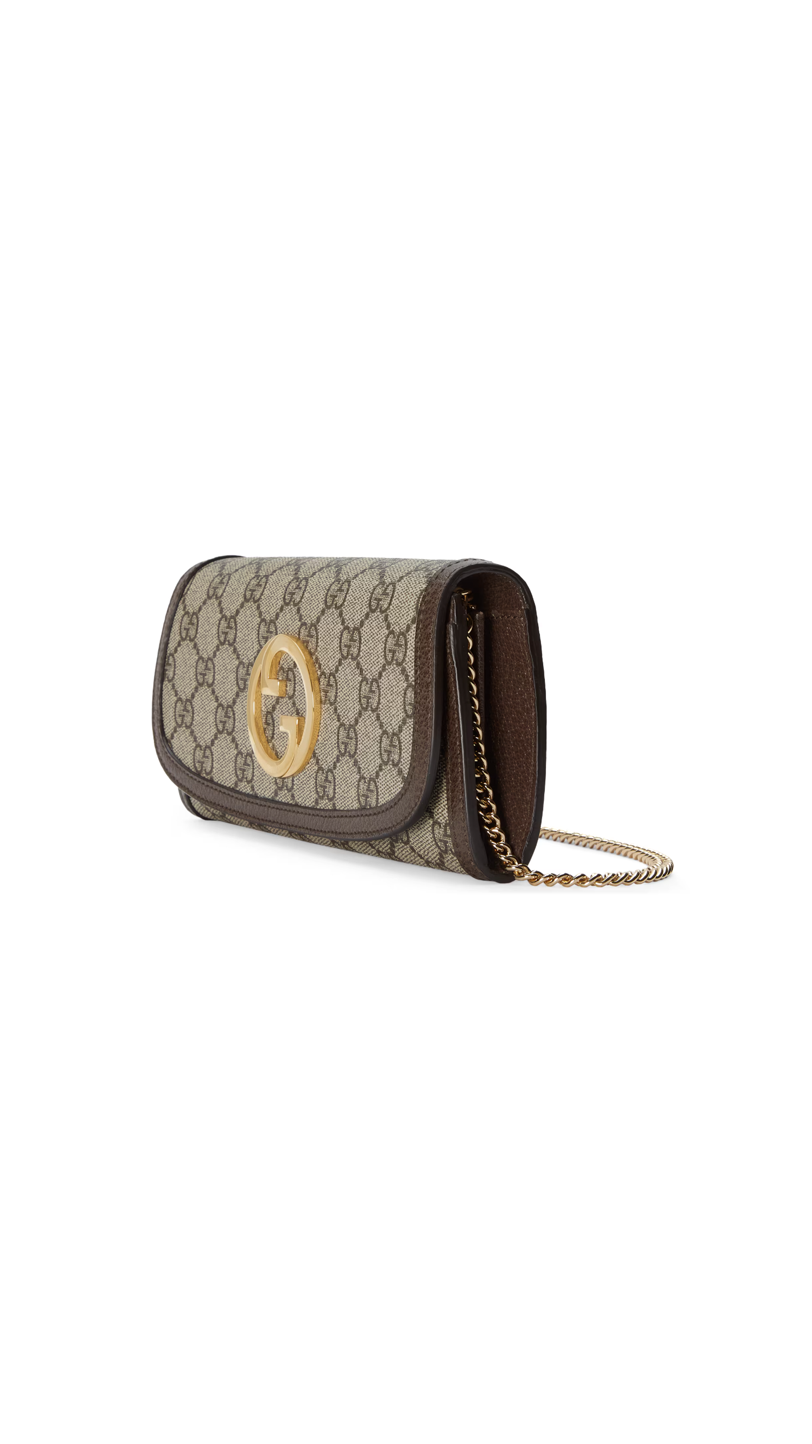 Blondie Continental Chain Wallet - Beige/Ebony