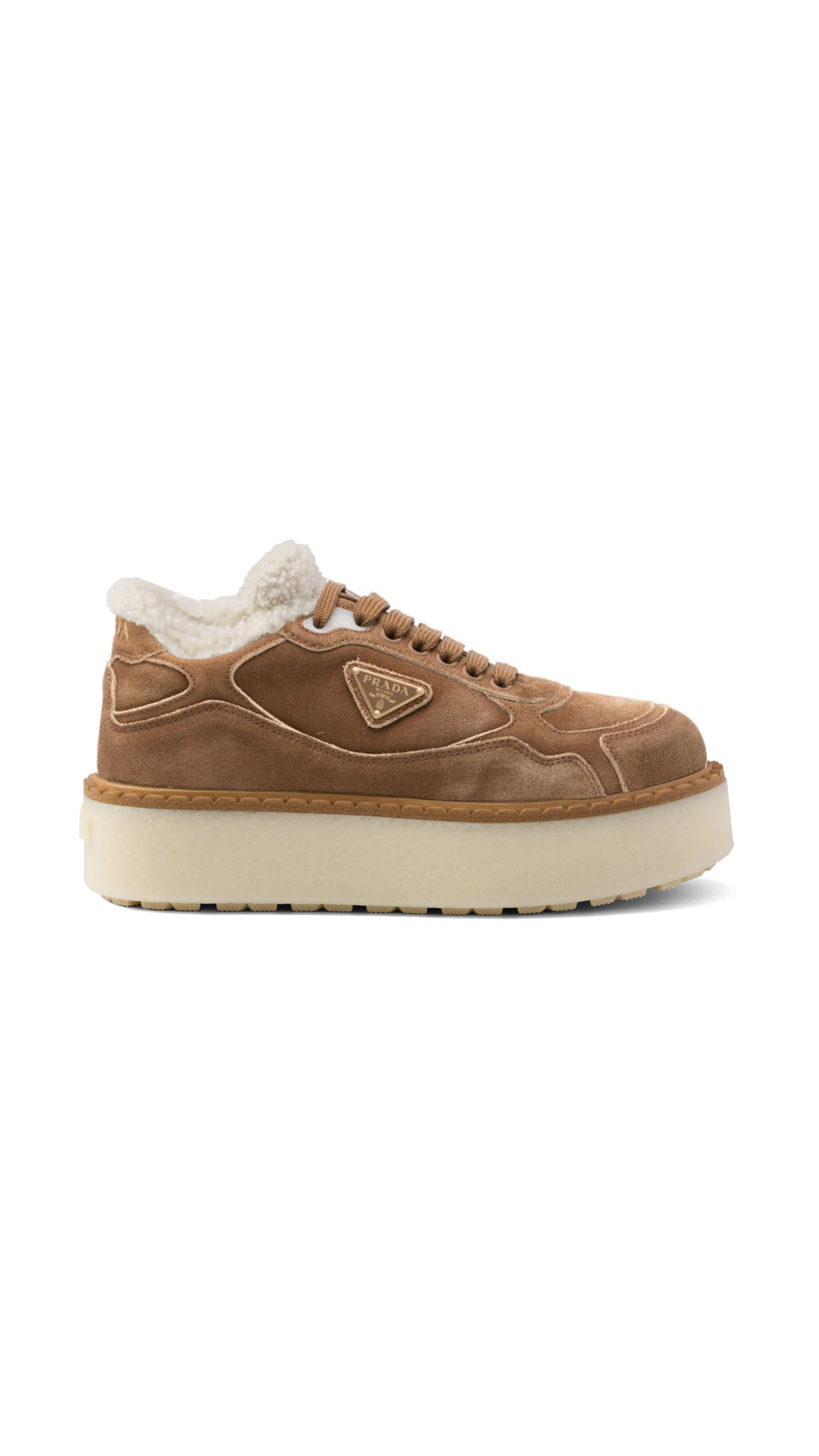 Suede Mid-Top Sneakers - Cinnamon