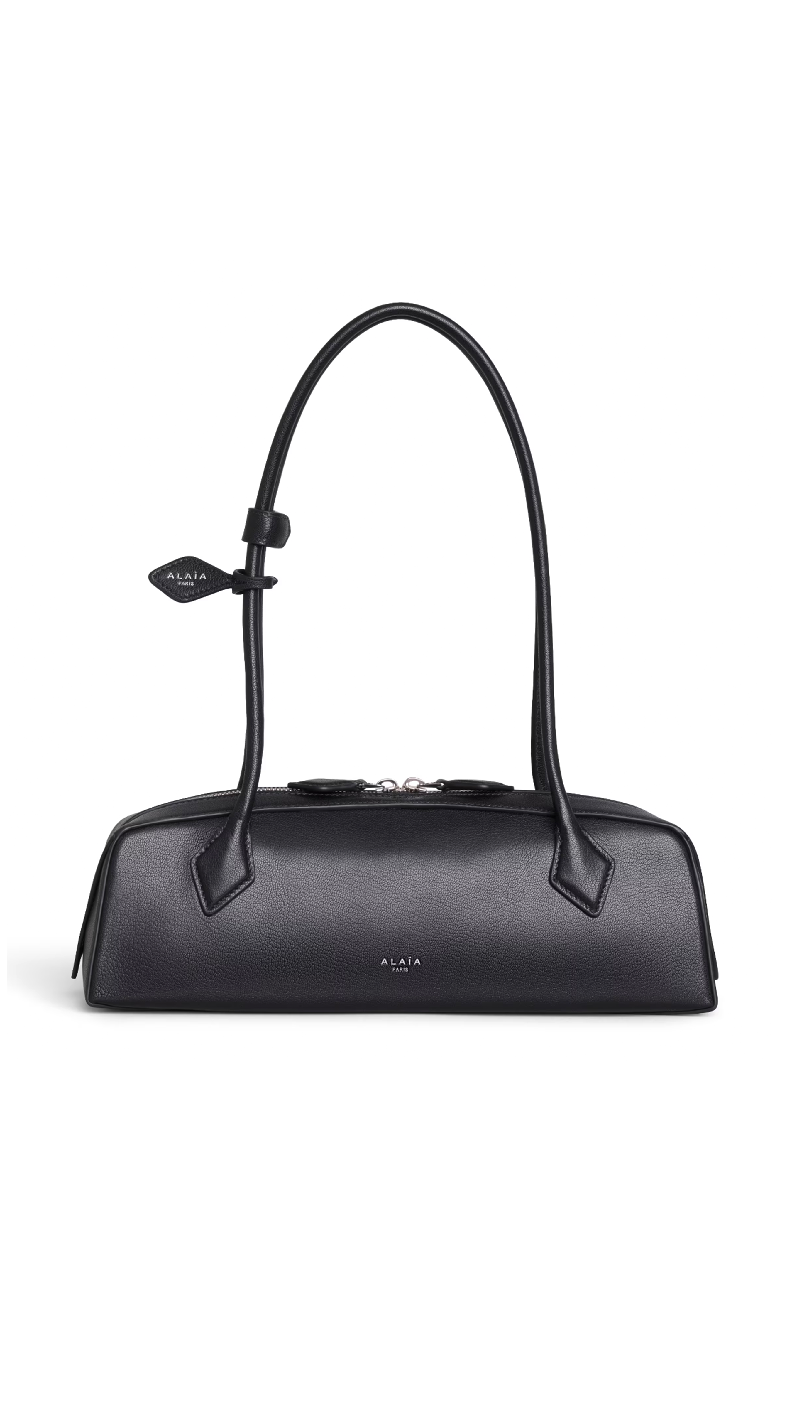 Le Teckel Medium Bag in Goatskin - Black