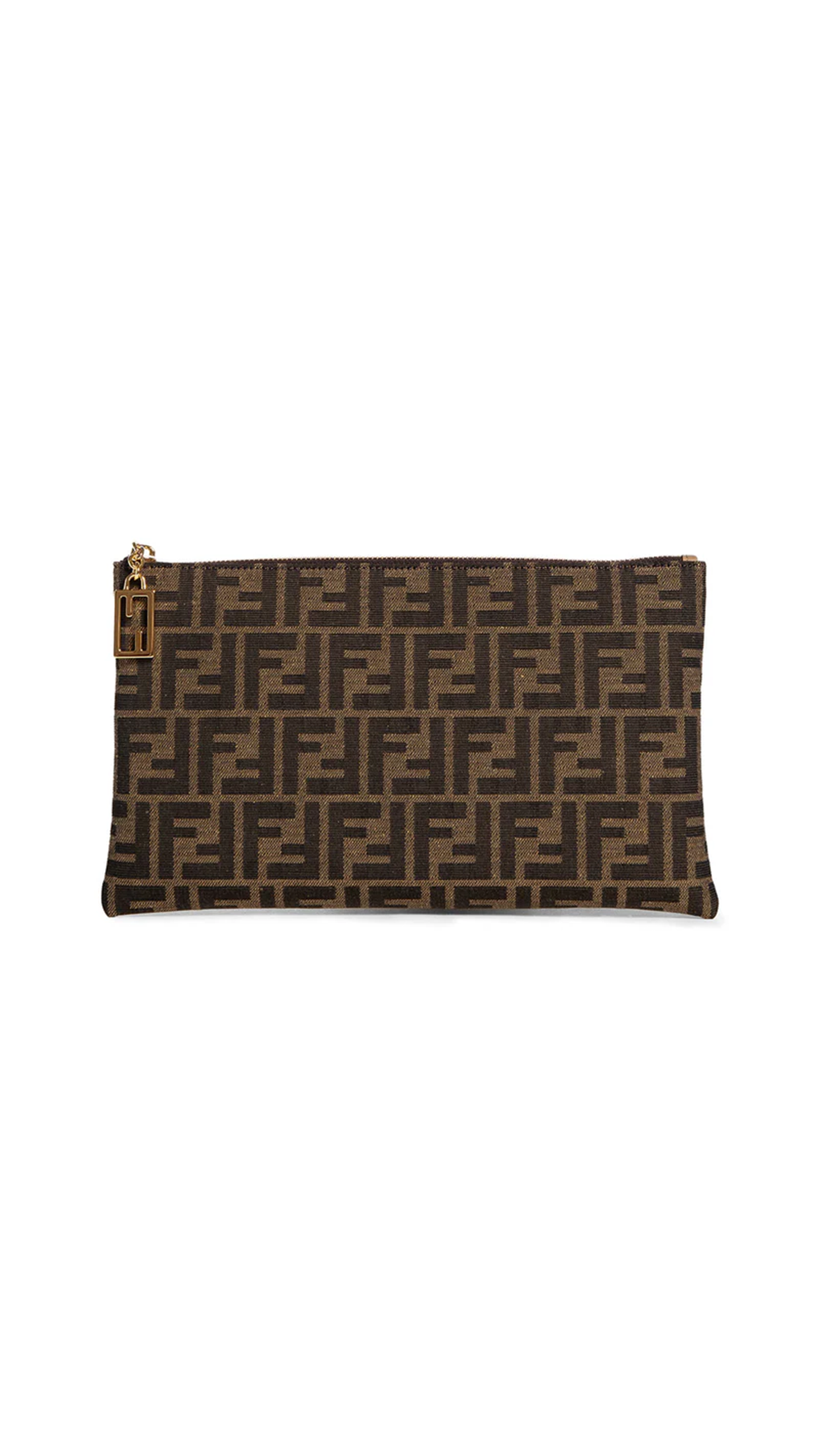 Flat Baguette Pouch Medium - Brown