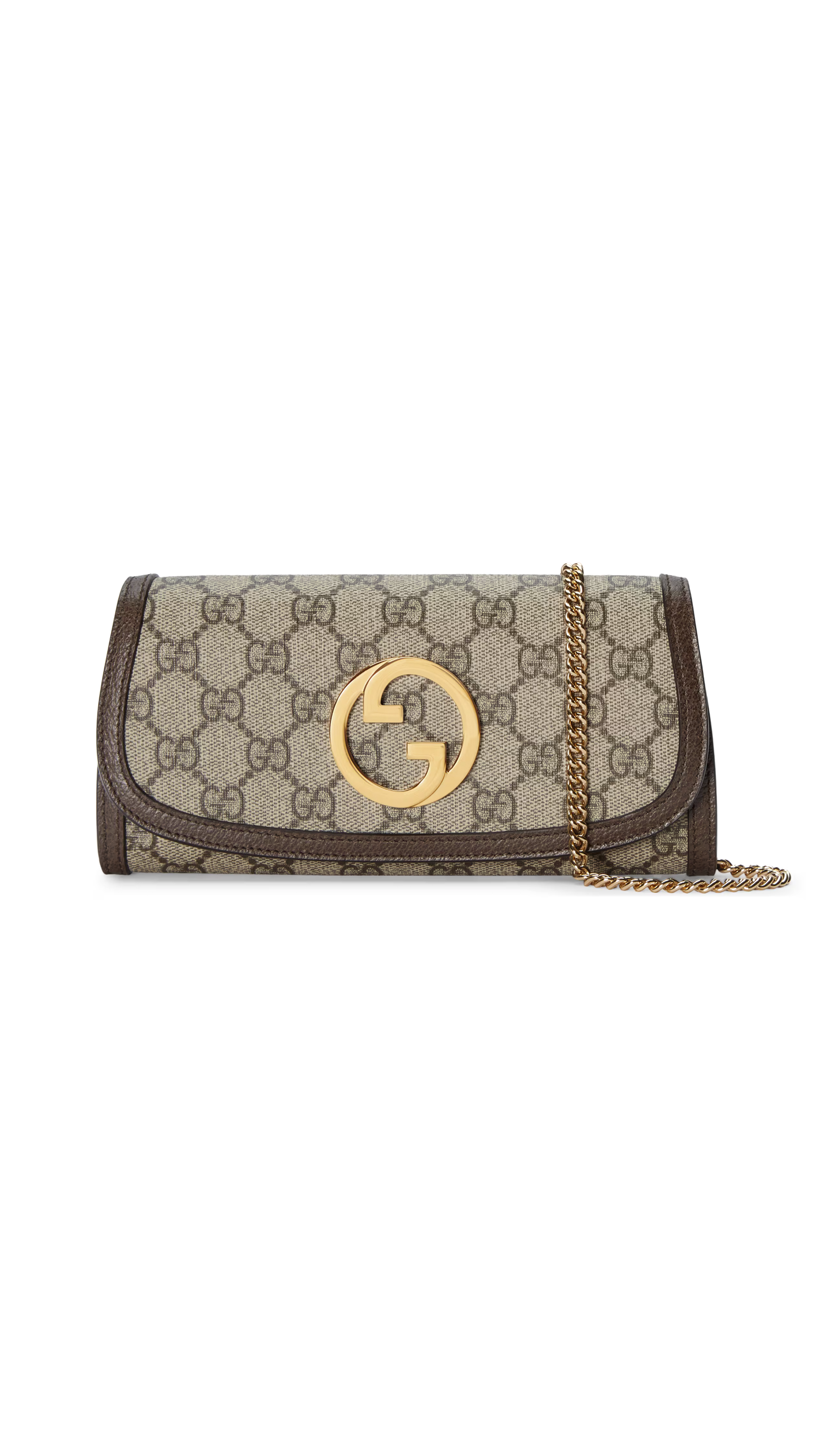 Blondie Continental Chain Wallet - Beige/Ebony