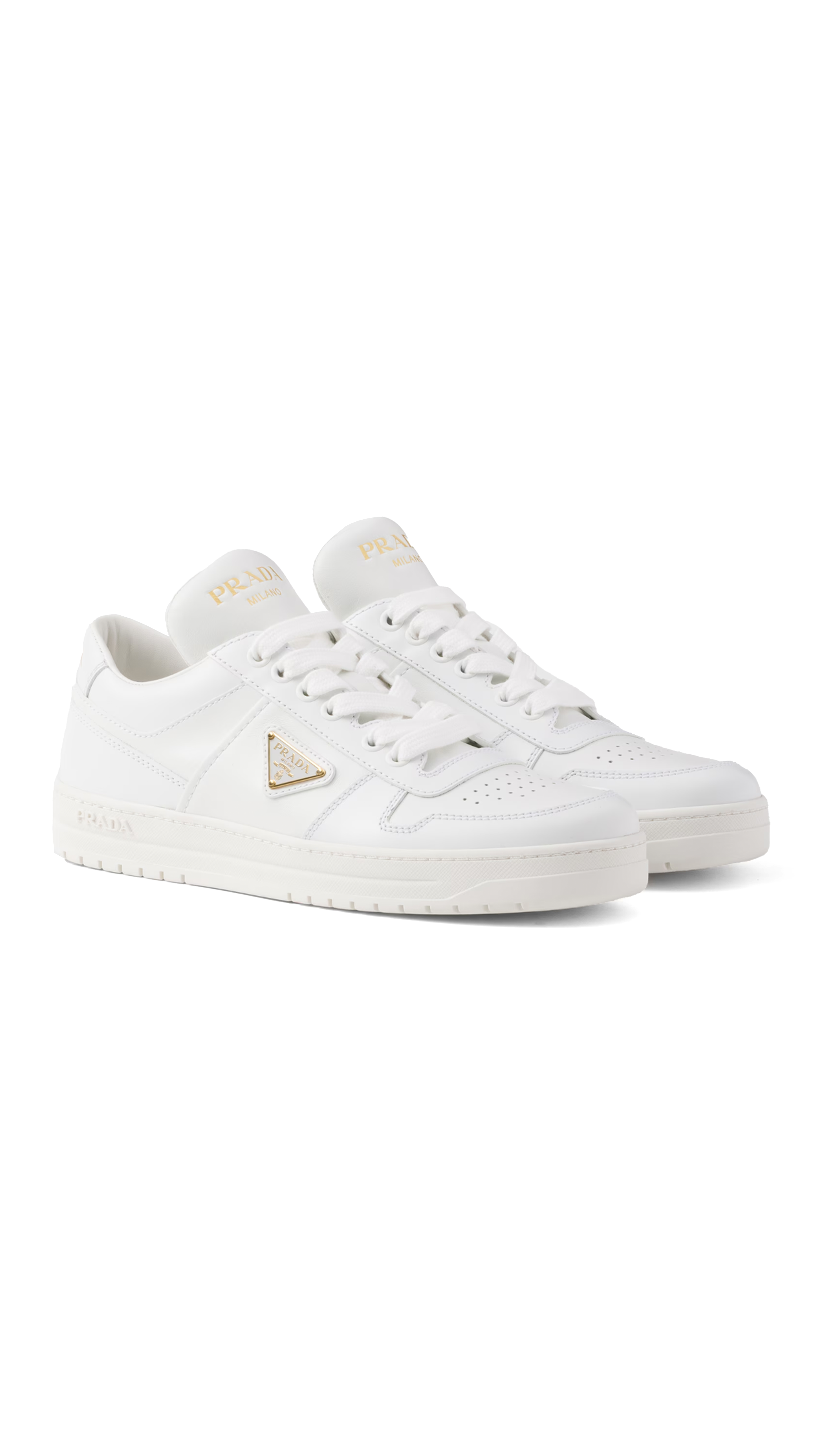 Downtown Leather Sneakers - White