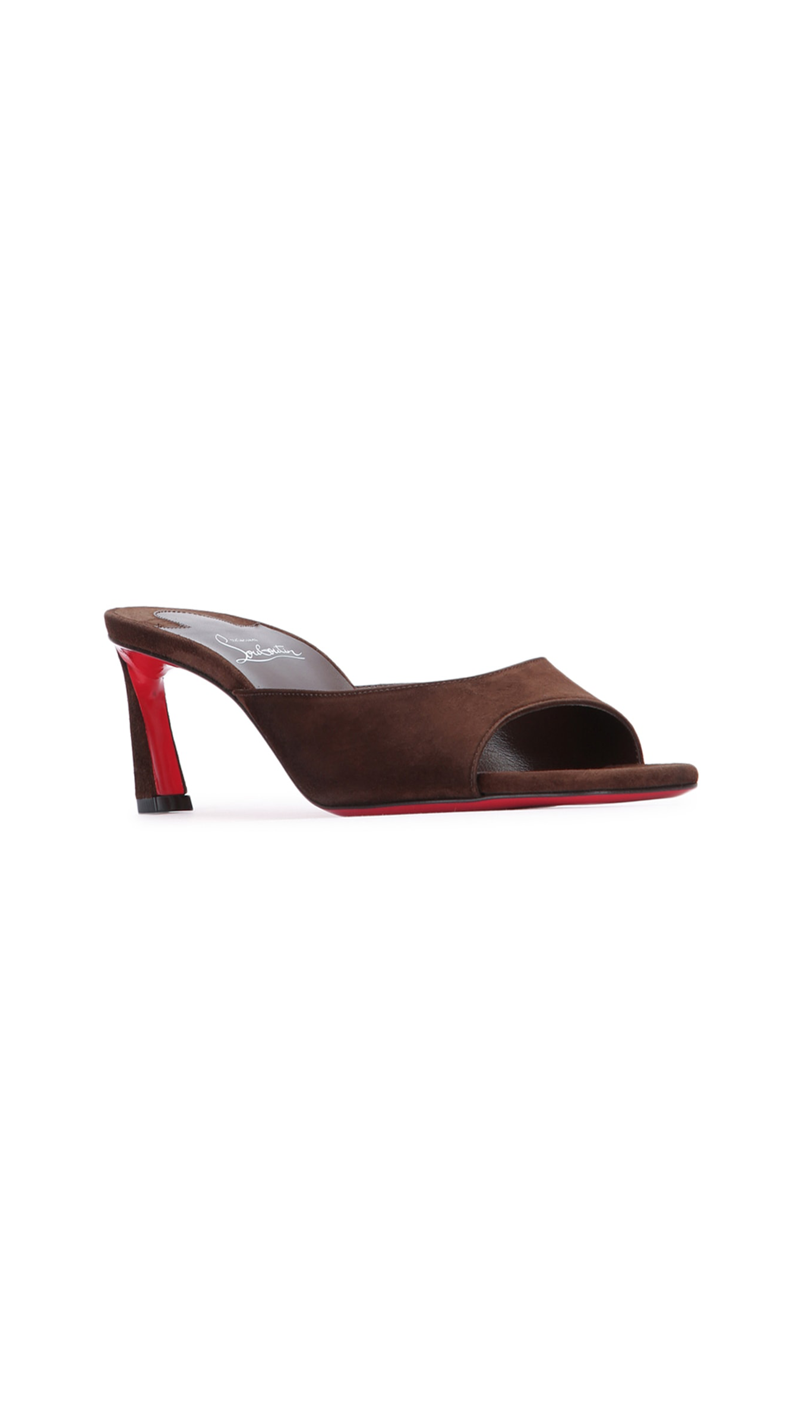 Condora Mule in Veaux Velours - Brown