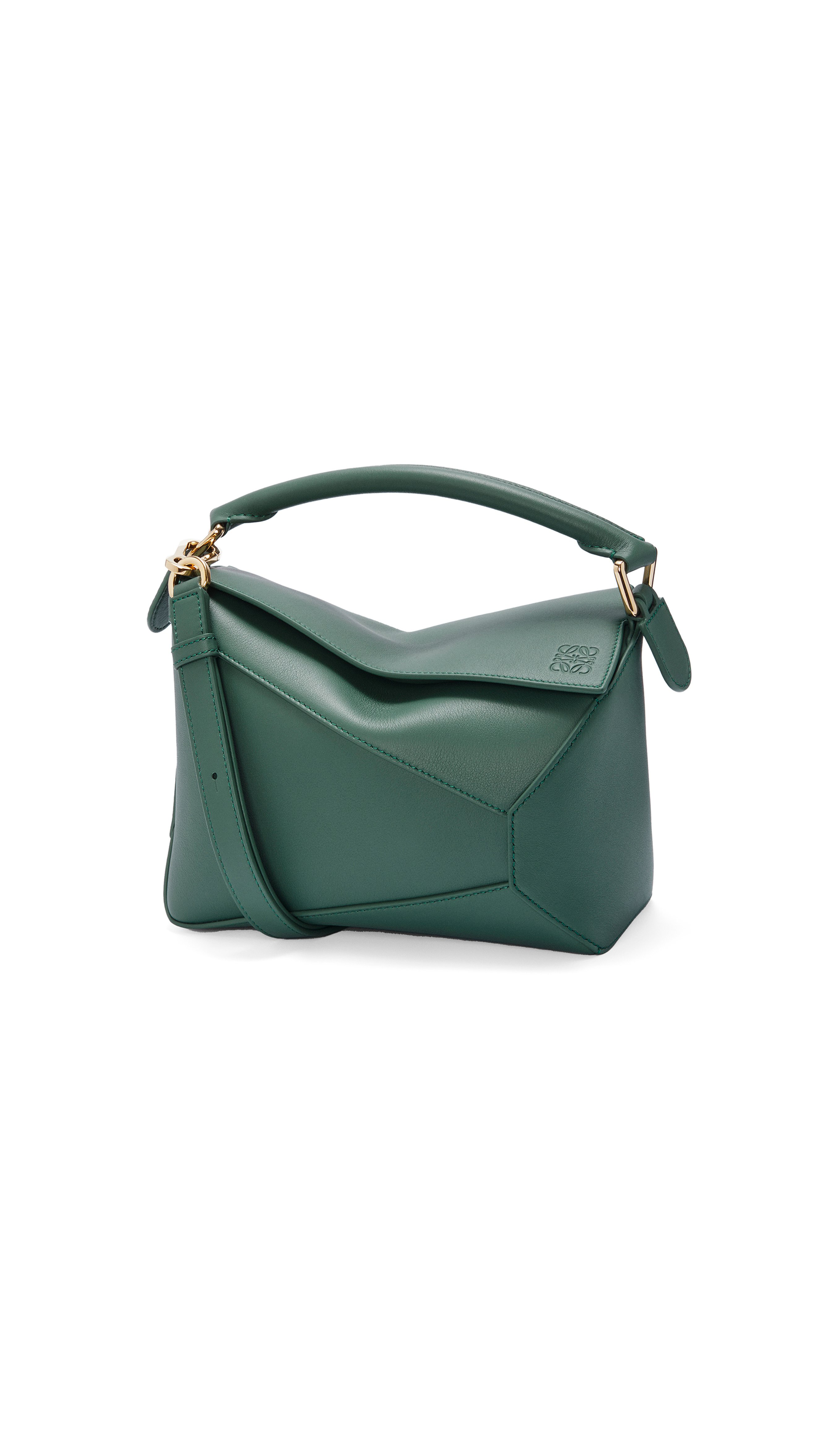 Small Puzzle Bag in Classic Calfskin - Vetiver